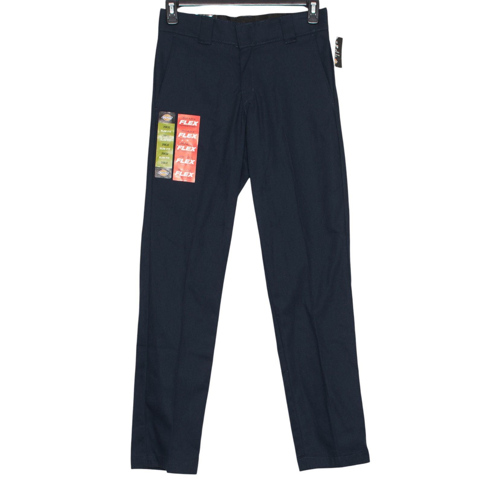 Dickies NWT Dickies Mens Pants Slim Tapered Twill Flex Blue 29x32 Size US 29 - 1 Thumbnail