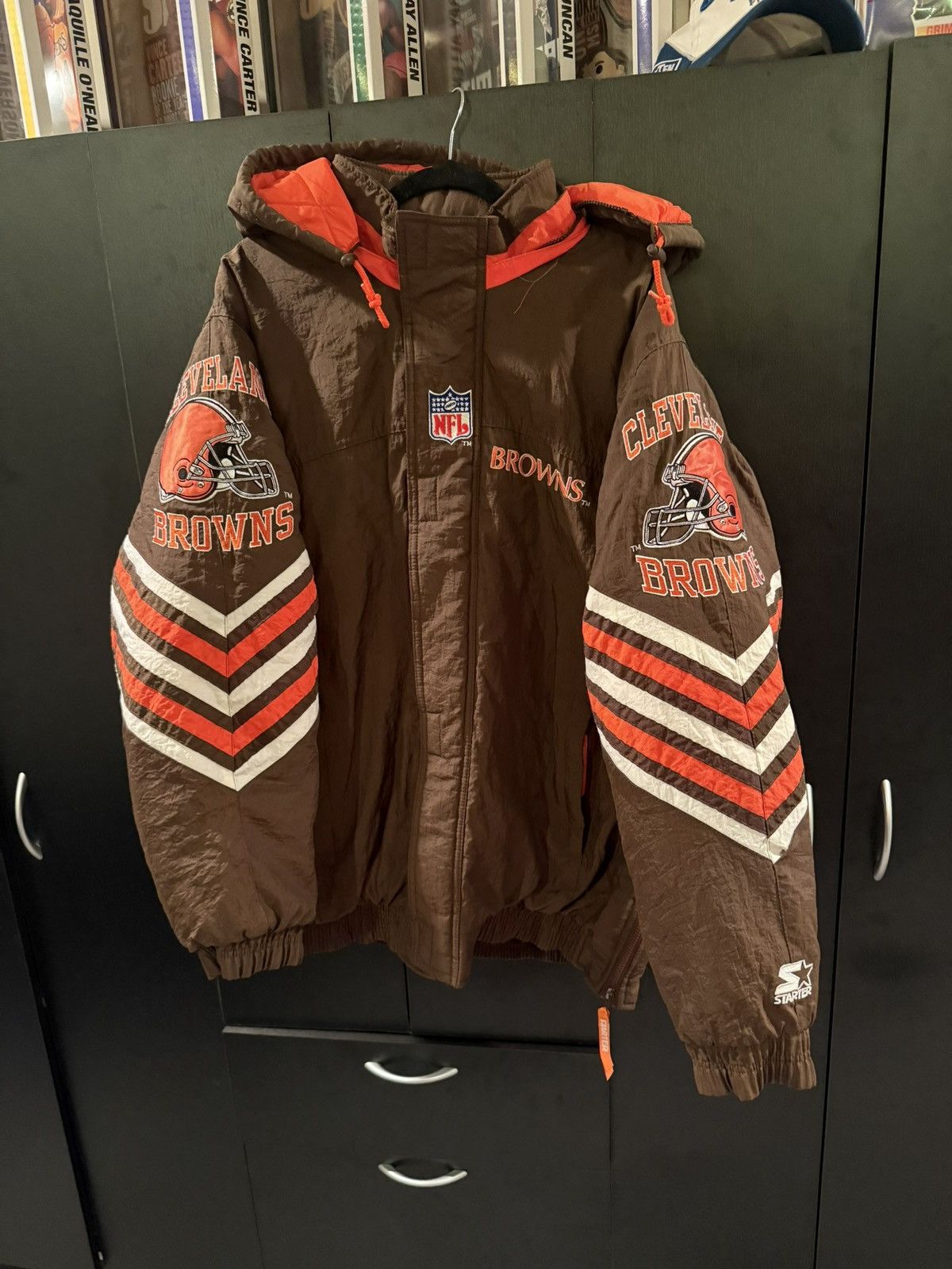 Starter Vintage Browns Starter Jacket XL Size US XL / EU 56 / 4 - 1 Thumbnail