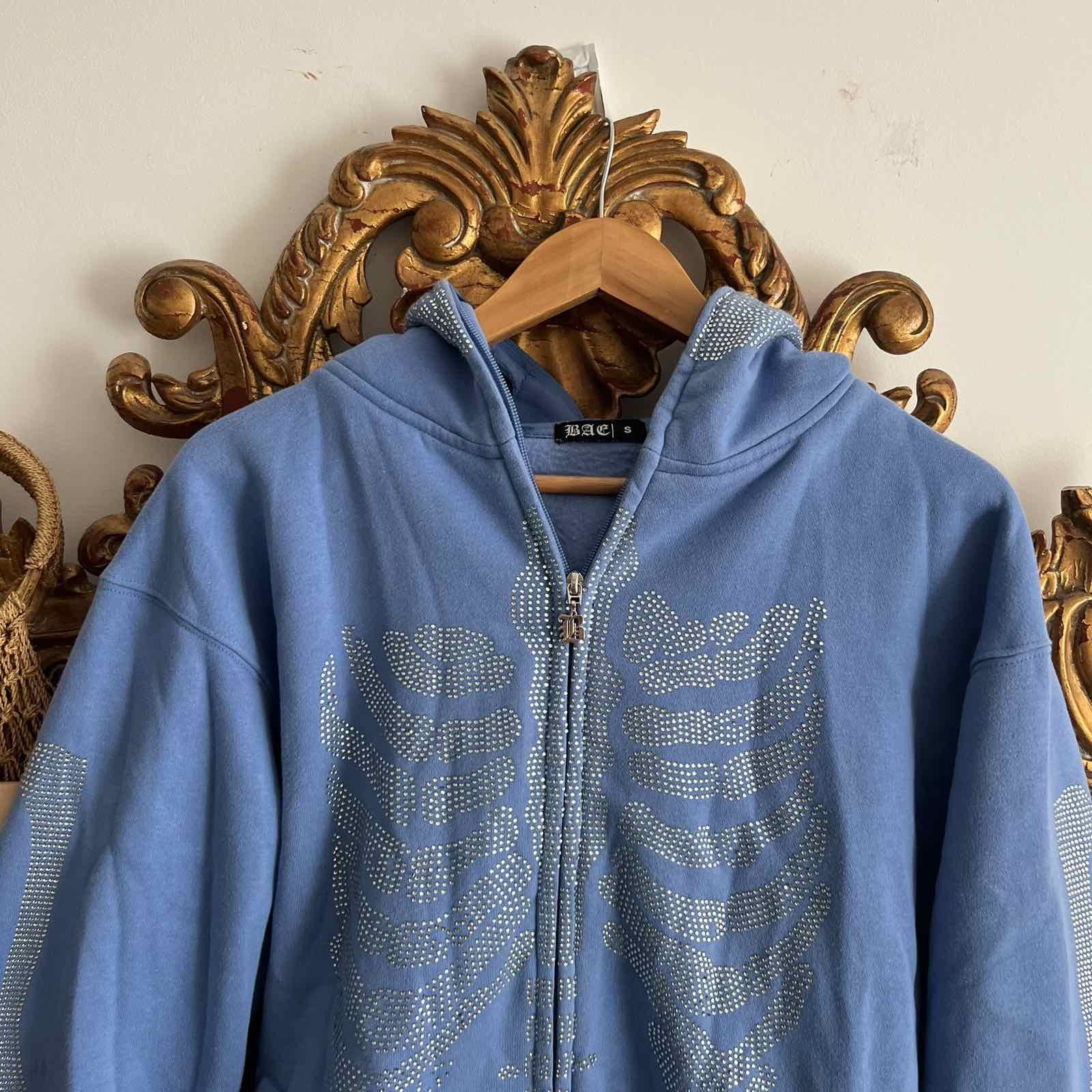 Japanese Brand Vintage FM Skeleton Hoodie Sz S Y2K Size US S / EU 44-46 / 1 - 4 Thumbnail