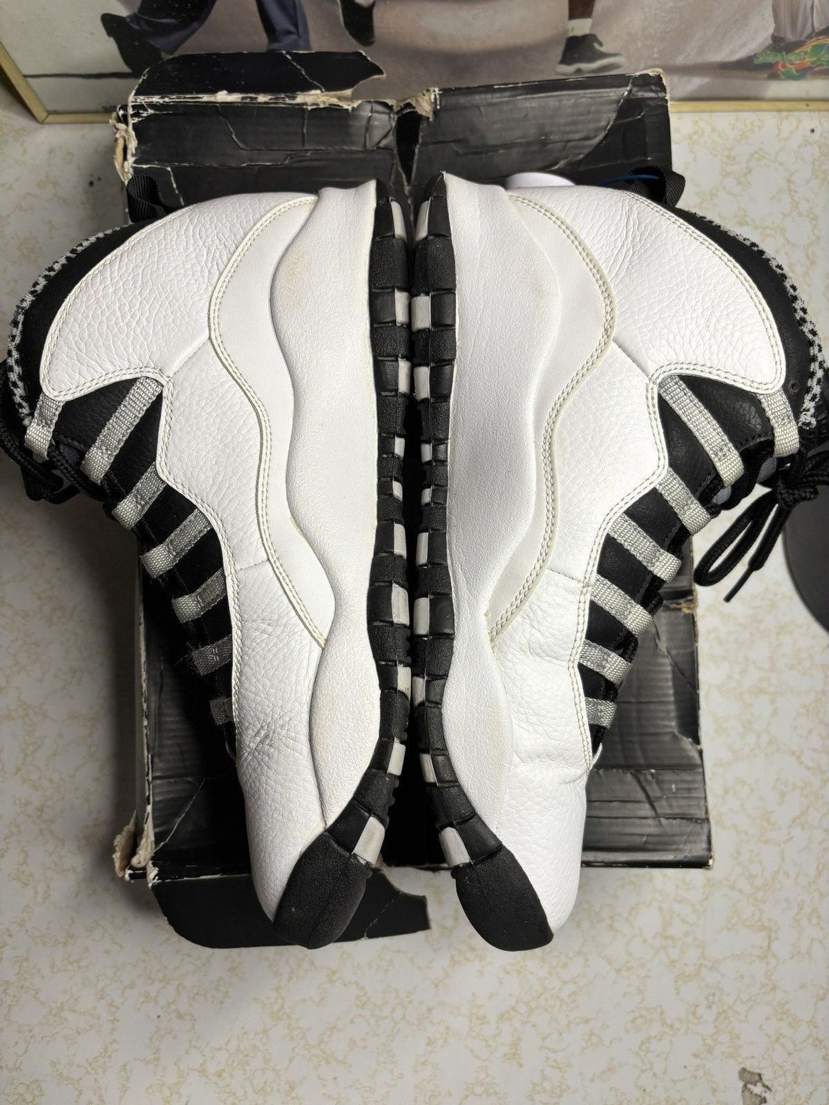 Jordan Brand Air Jordan 10 Retro 2013 Steel 2013 Size US 10 / EU 43 - 3 Thumbnail