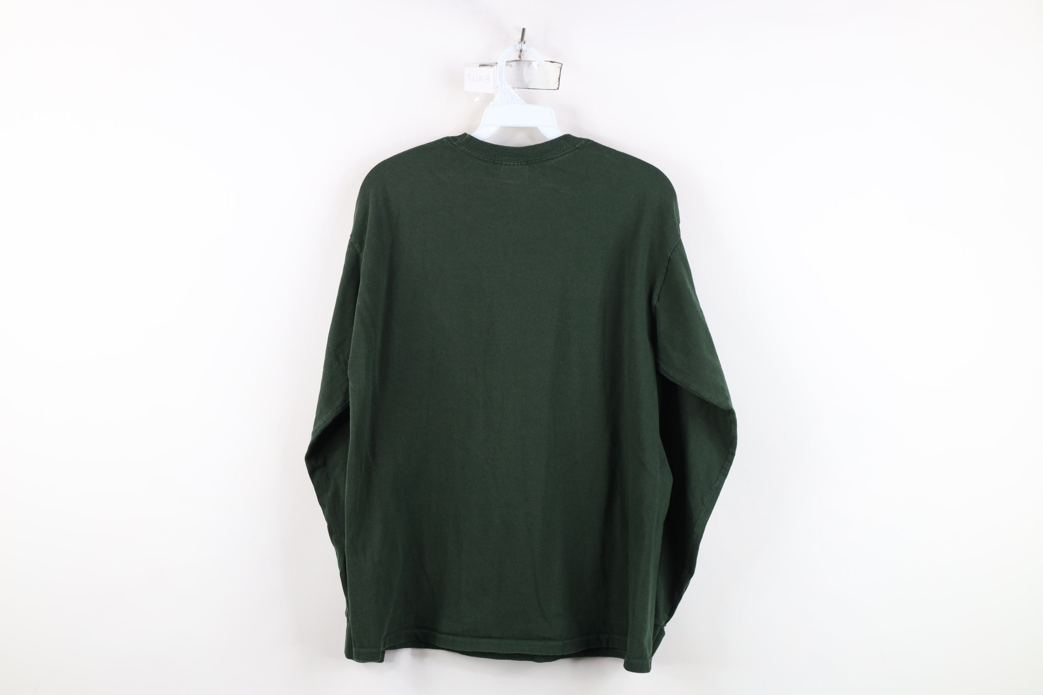 Vintage Vintage 90s Y2K Streetwear Blank Cotton Long Sleeve T-Shirt Size US M / EU 48-50 / 2 - 11 Thumbnail