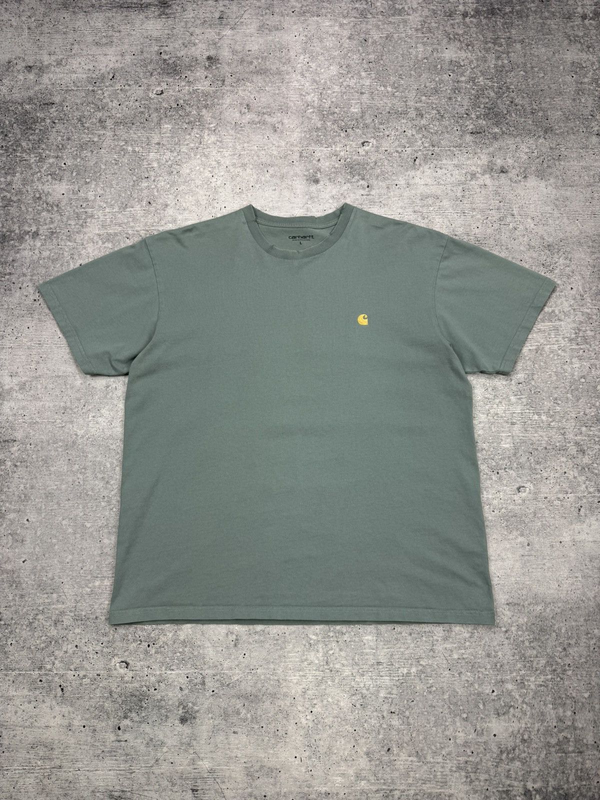Carhartt × Carhartt Wip × Designer Vintage Y2K Style Carhartt WIP S/S Chase Logo T-Shirt Tee Size US L / EU 52-54 / 3 - 1 Thumbnail