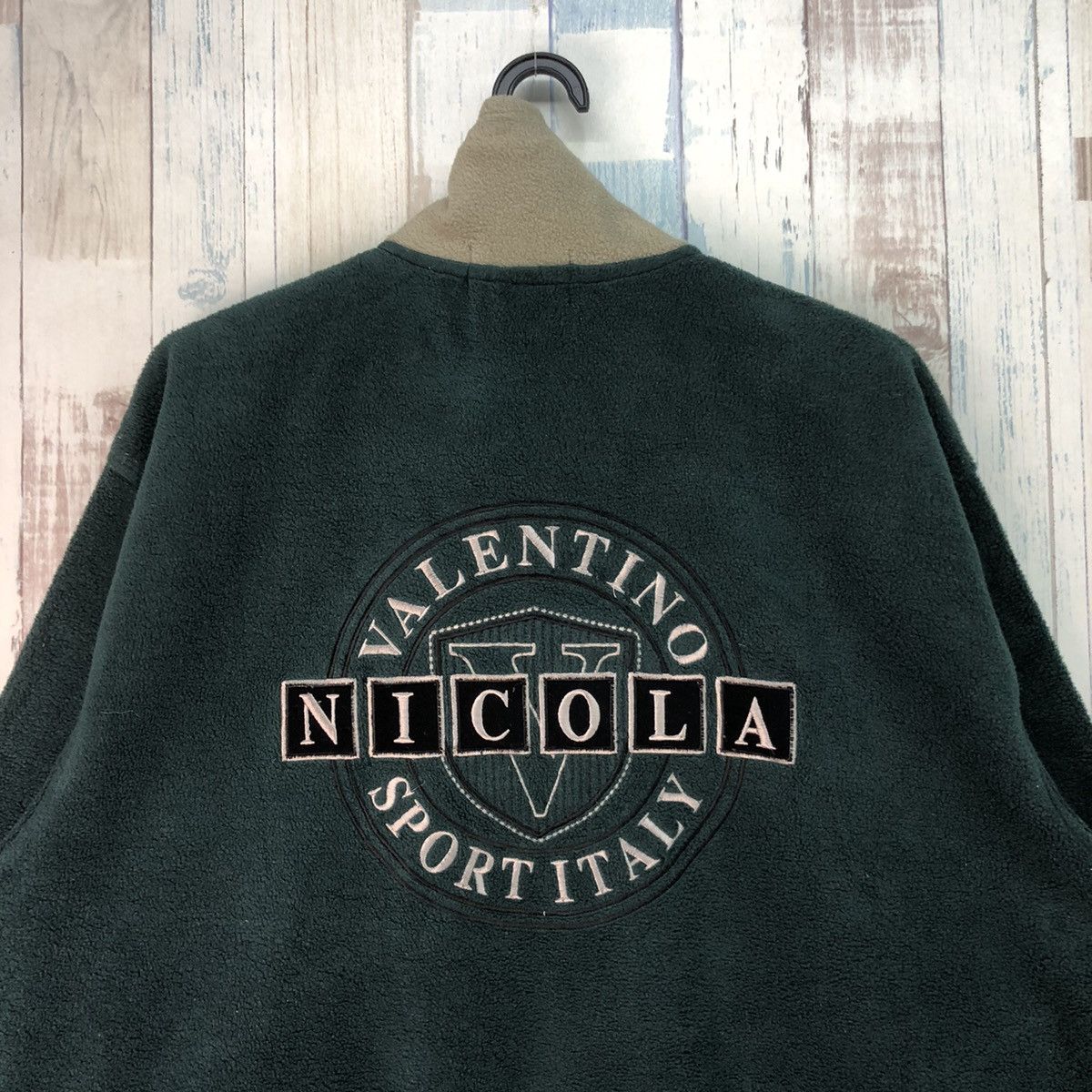 Valentino × Vintage Vintage Nicola Valentino Fleece Jacket Size US L / EU 52-54 / 3 - 3 Thumbnail