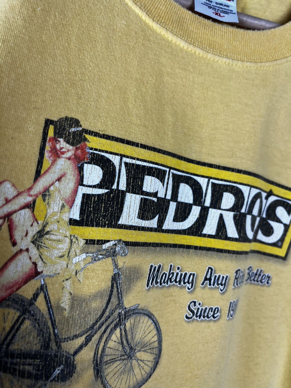 Vintage Pedro’s Harley Davidson Girl t shirt vintage 90s Size US XL / EU 56 / 4 - 6 Thumbnail