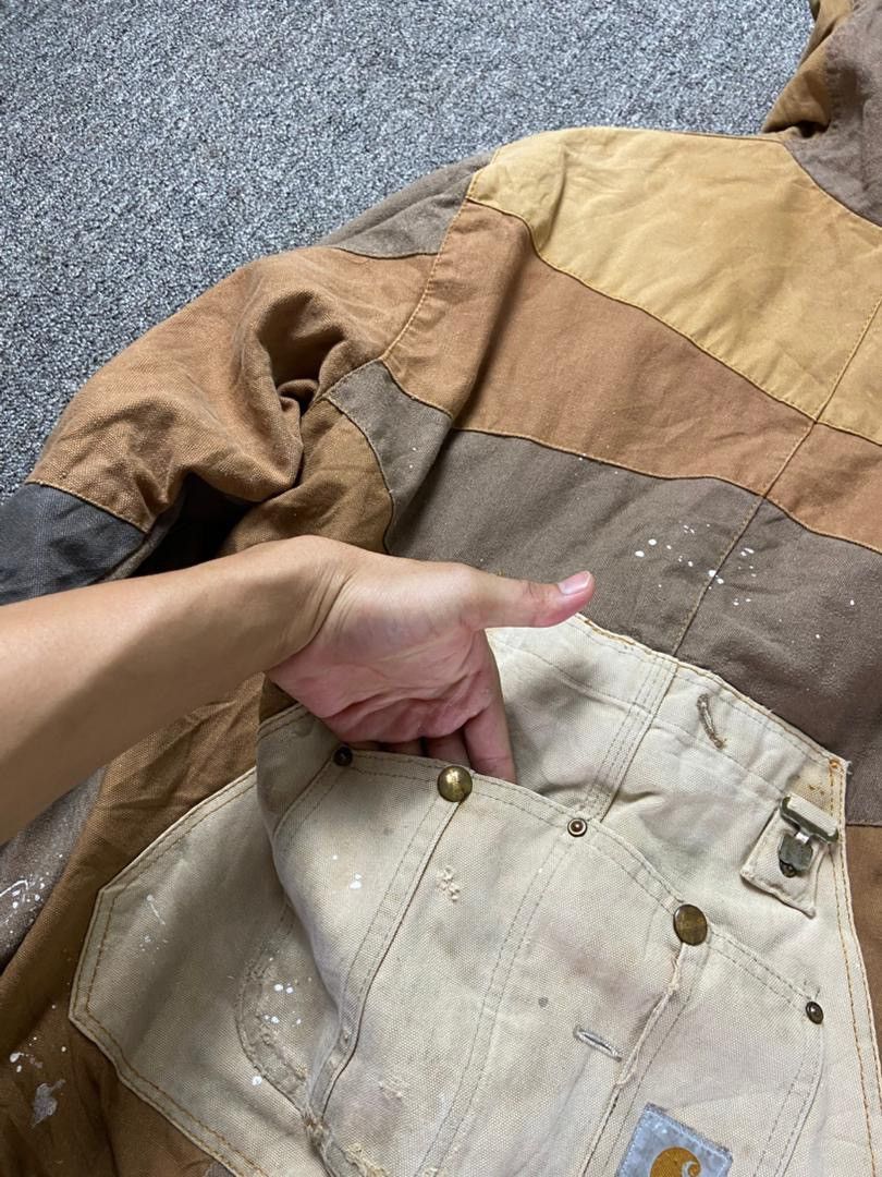 Carhartt Carhartt Reworked Patchwork Canvas Jacket (203) Size US S / EU 44-46 / 1 - 2 Thumbnail
