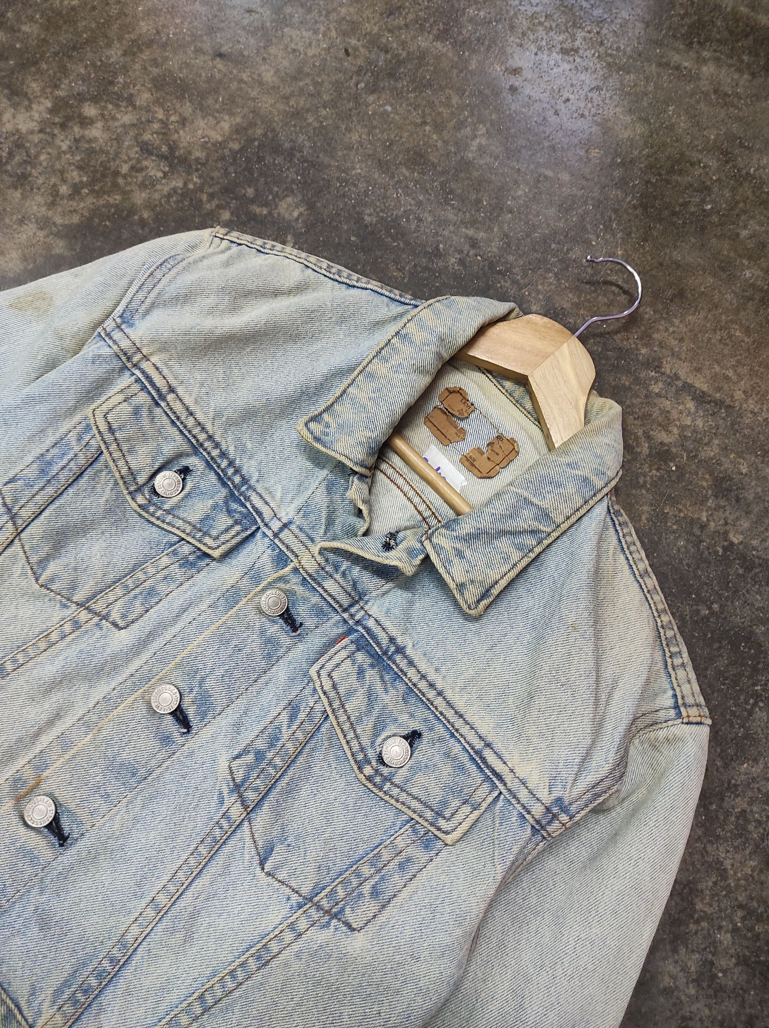 Levi's × Levi's Vintage Clothing × Vintage LEVIS ORANGE TAGS DENIM TRUCKER JACKET Size US M / EU 48-50 / 2 - 2 Thumbnail