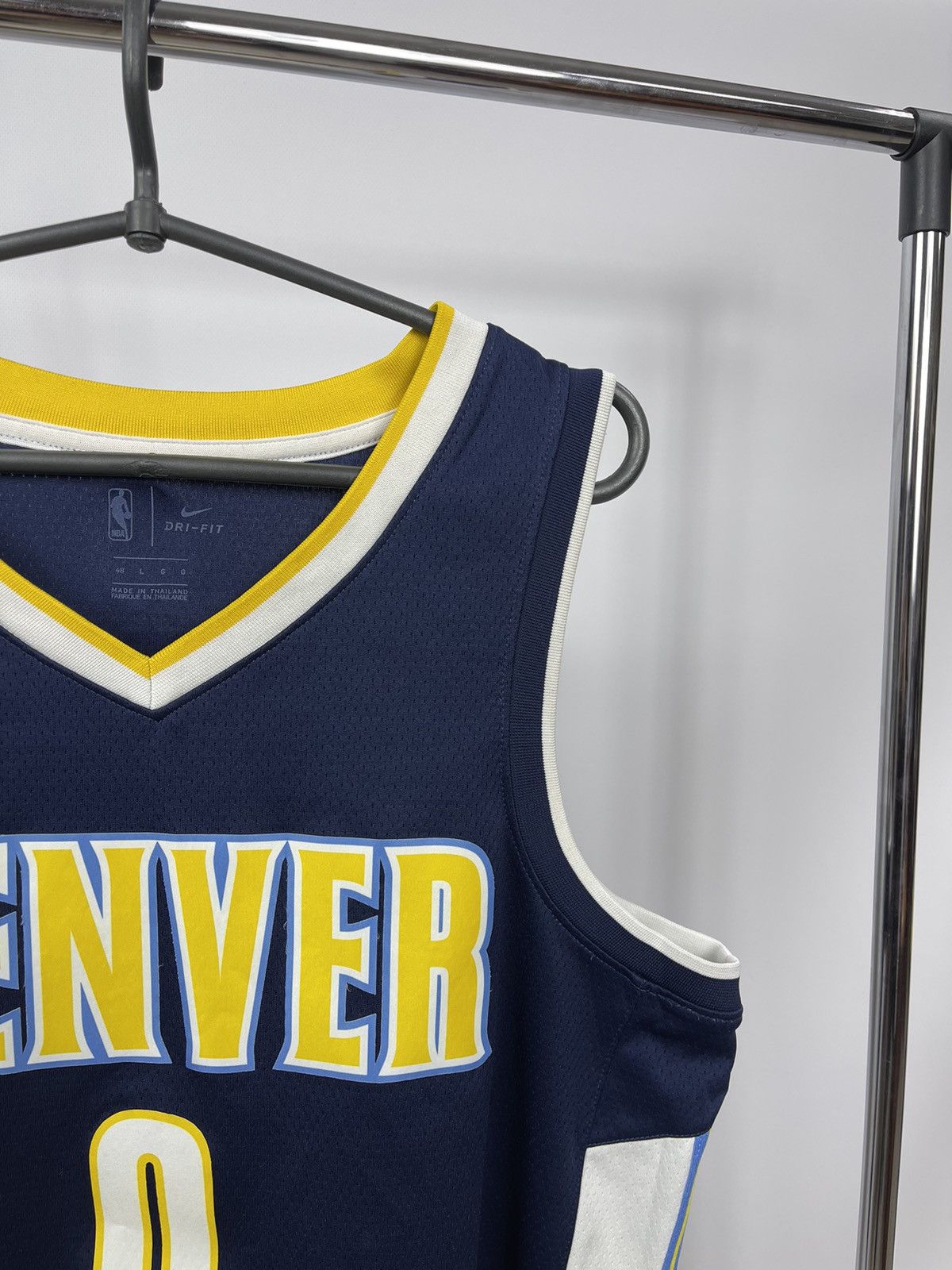 Nike Emmanuel Mudiay Denver Nuggets Jersey size 48 EUC Alternate Size US M / EU 48-50 / 2 - 3 Thumbnail