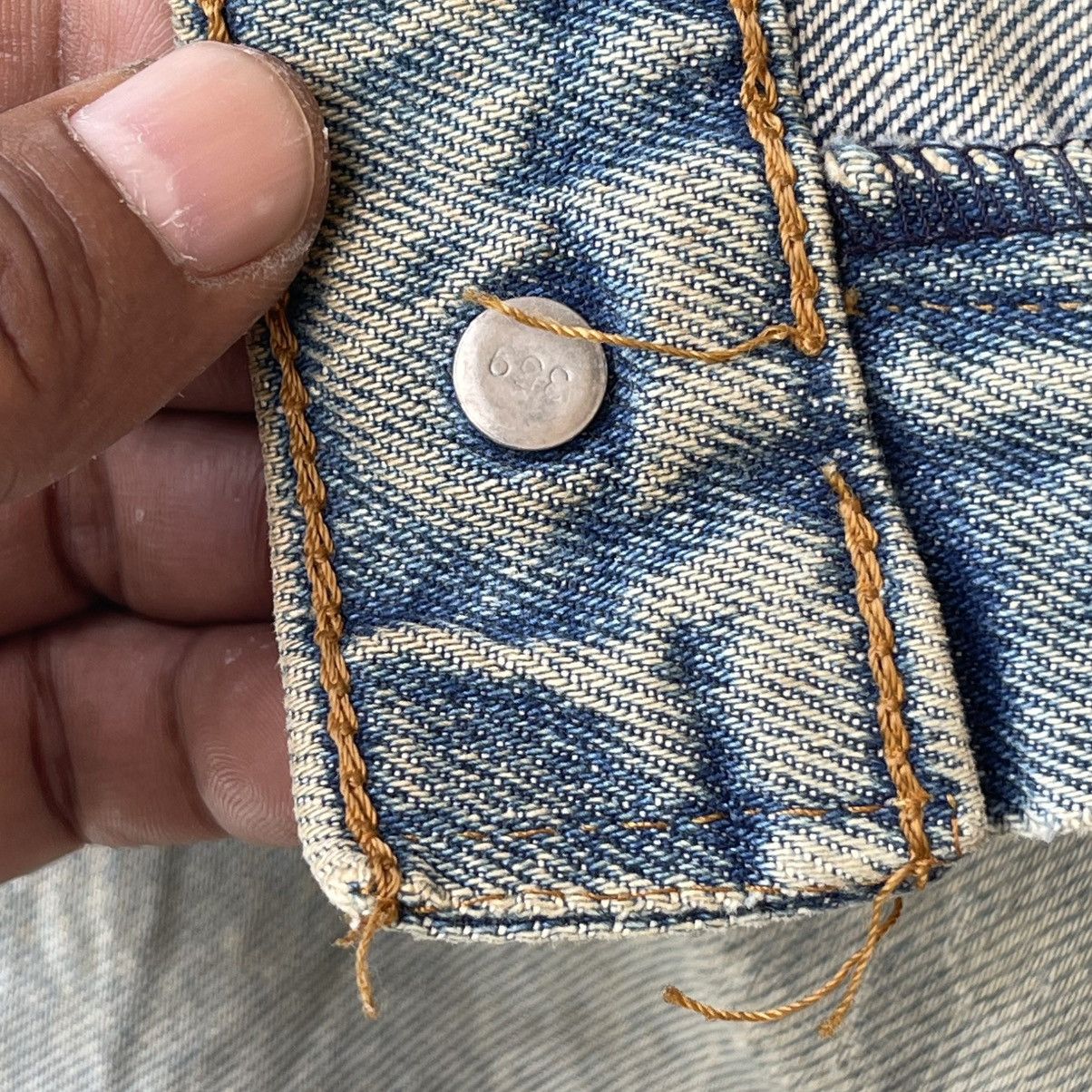 Levi's Vintage 90s Levi's 210 Orange Tab Denim Jeans Thrashed Size US 34 / EU 50 - 20 Thumbnail