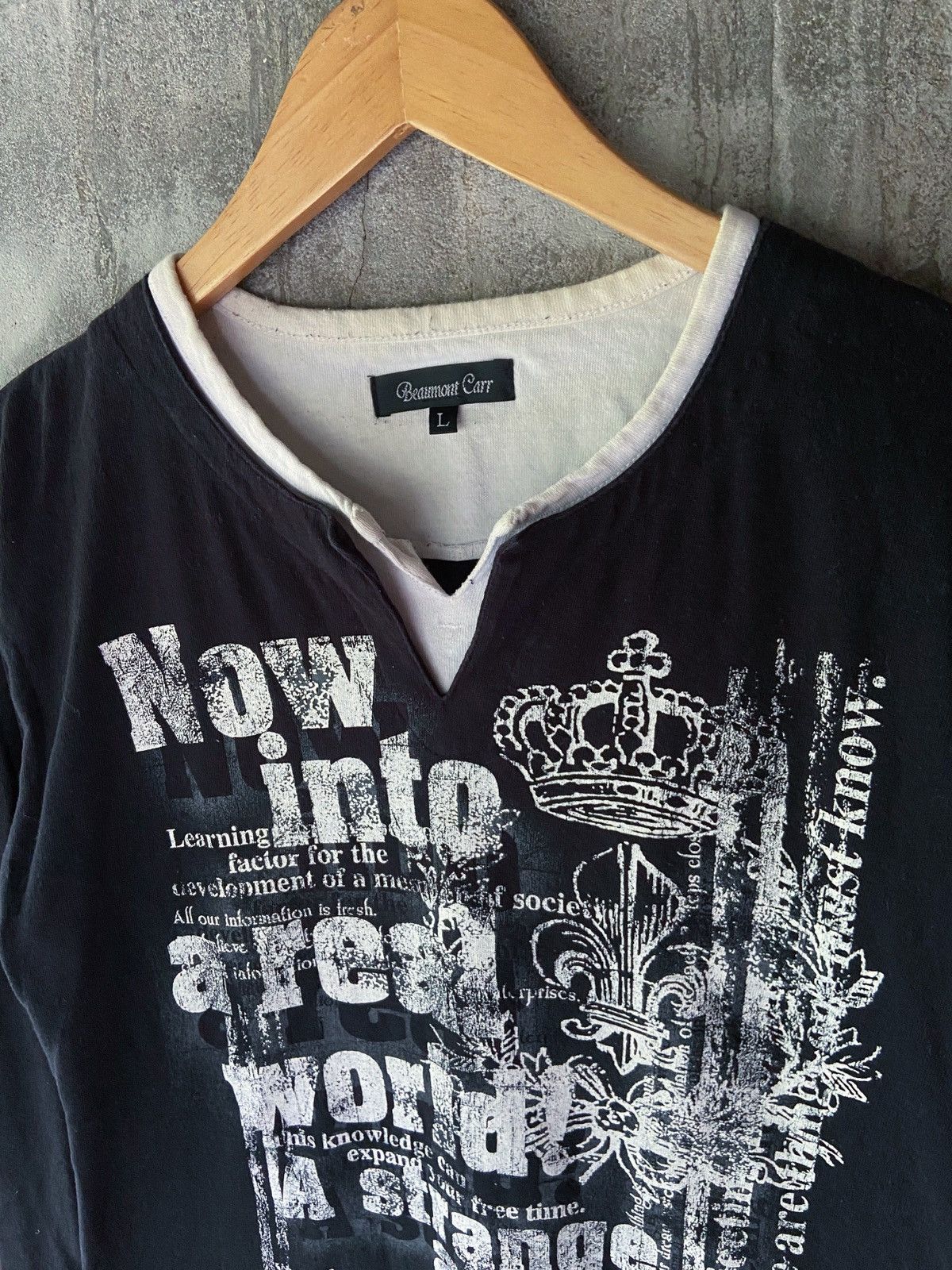 Le Grande Bleu (L.G.B.) NOW INTO A REAL WORLD A STRANGE ATTRACTION LONG SLEEVE Size US M / EU 48-50 / 2 - 8 Thumbnail
