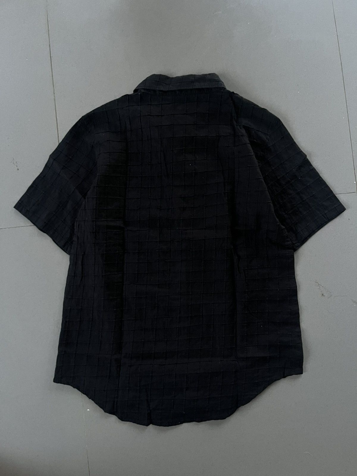 If Six Was Nine × Le Grande Bleu (L.G.B.) × Yasuyuki Ishii Vintage Japanese Punk Distressed Square Patern Shirts Size US M / EU 48-50 / 2 - 2 Thumbnail