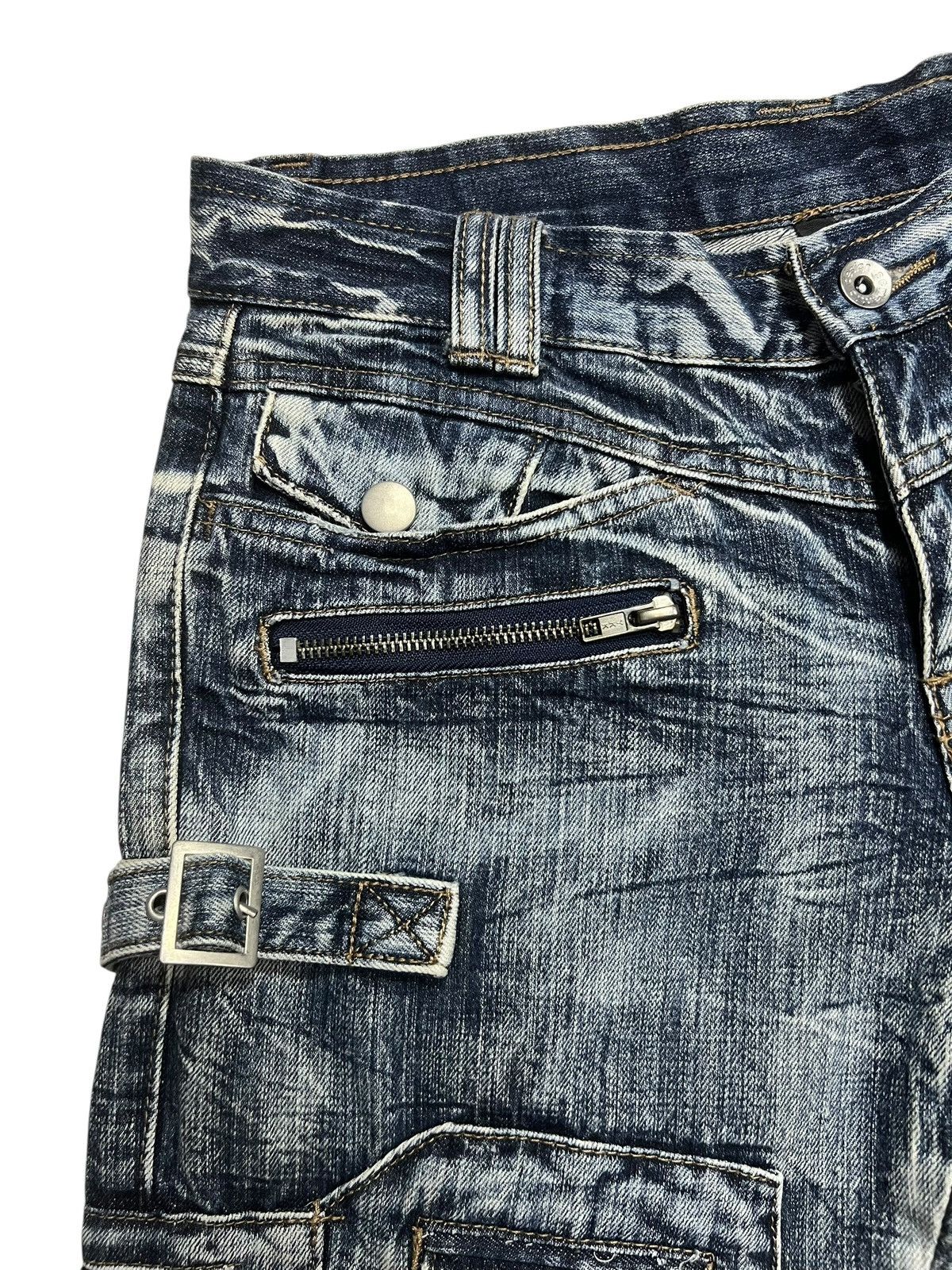 semanticdesign Vintage Semantic Design Multi-Pocket Cargo - Thunder Flared Size US 31 - 8 Thumbnail