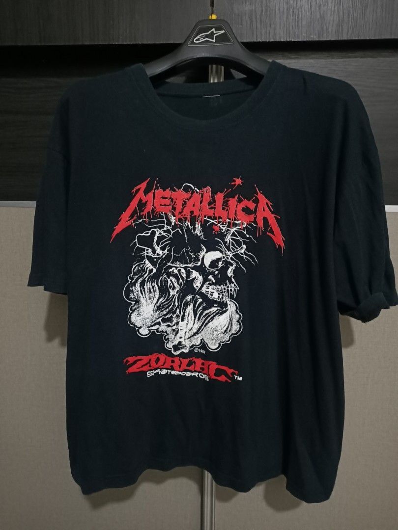 Metallica Metallica x zorlac skateboard shirt 80s reprint y2k Size US XL / EU 56 / 4 - 1 Thumbnail