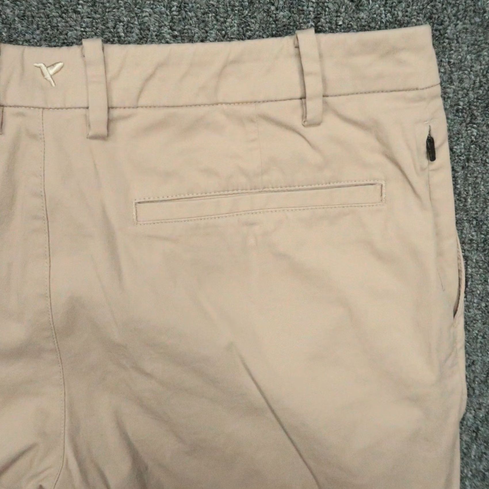 Vintage Birddogs Pants Mens 36x34 Khaki Tan Stretch Chino Zip Pocket Slim? (adjusted?) Size US 36 / EU 52 - 6 Thumbnail