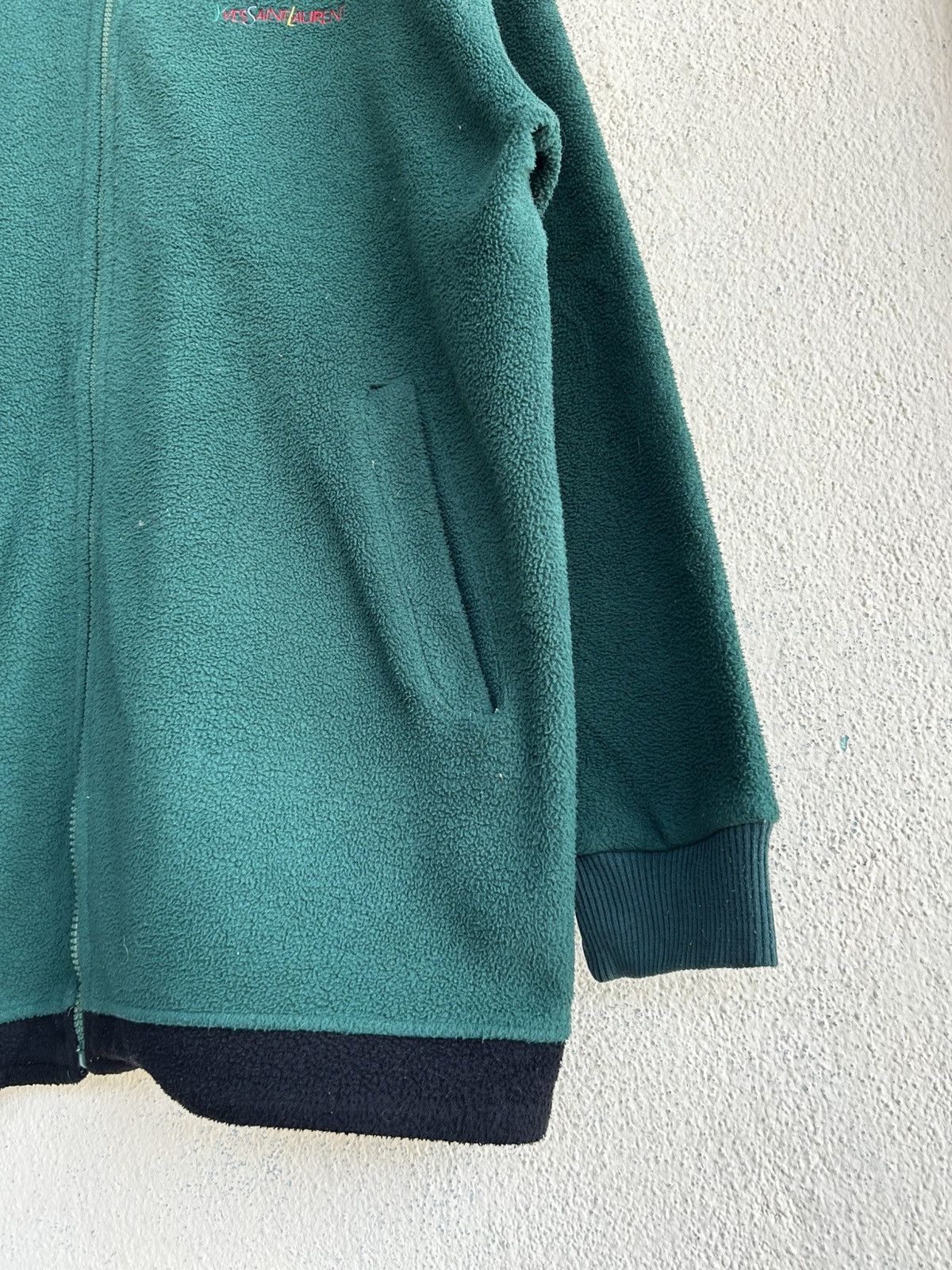 Yves Saint Laurent Vintage YSL Multicolour Big Logo Fleece Size US L / EU 52-54 / 3 - 5 Thumbnail