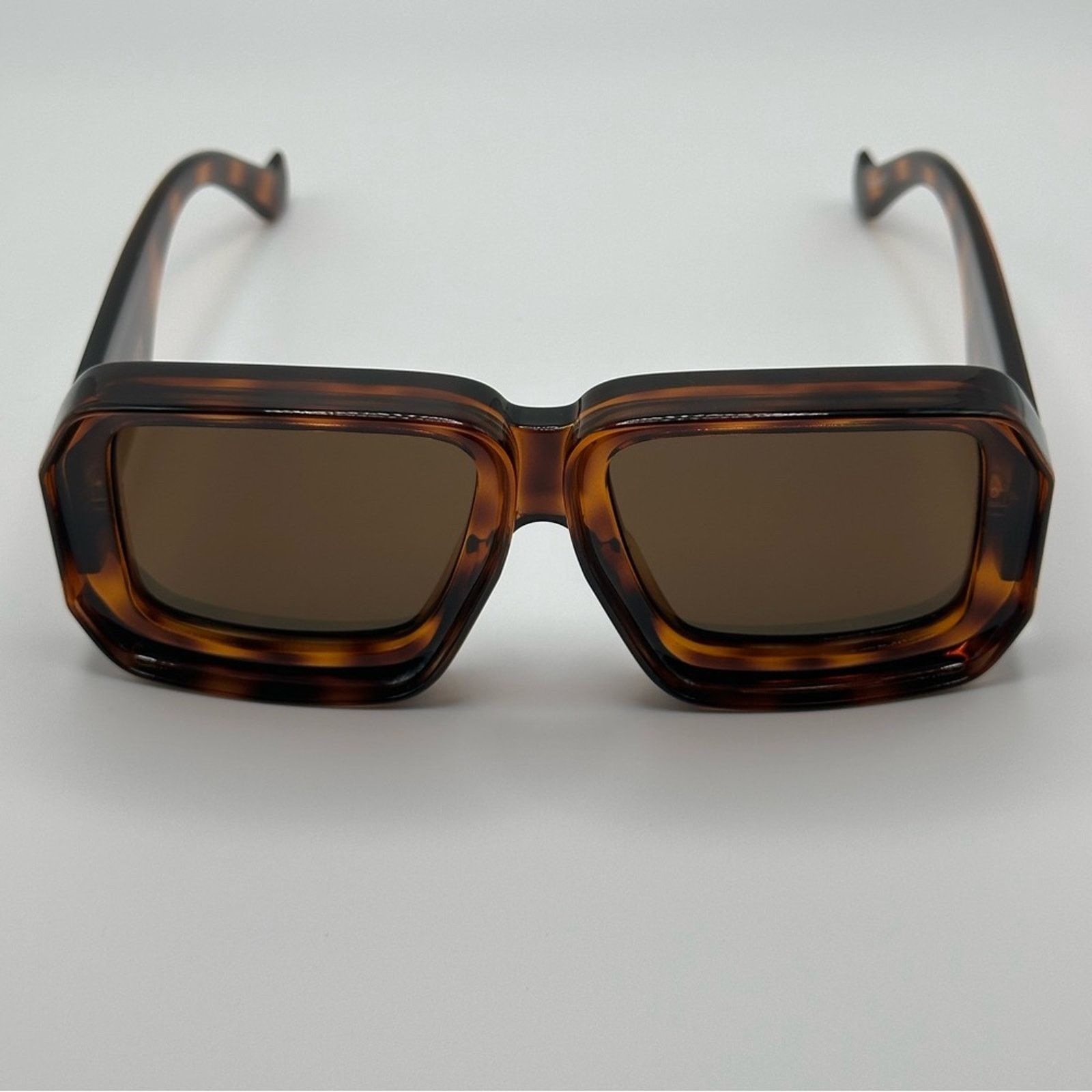 Loewe NEW LOEWE LW40064U 5652G Shiny Dark Havana Brown Women Size ONE SIZE - 2 Thumbnail