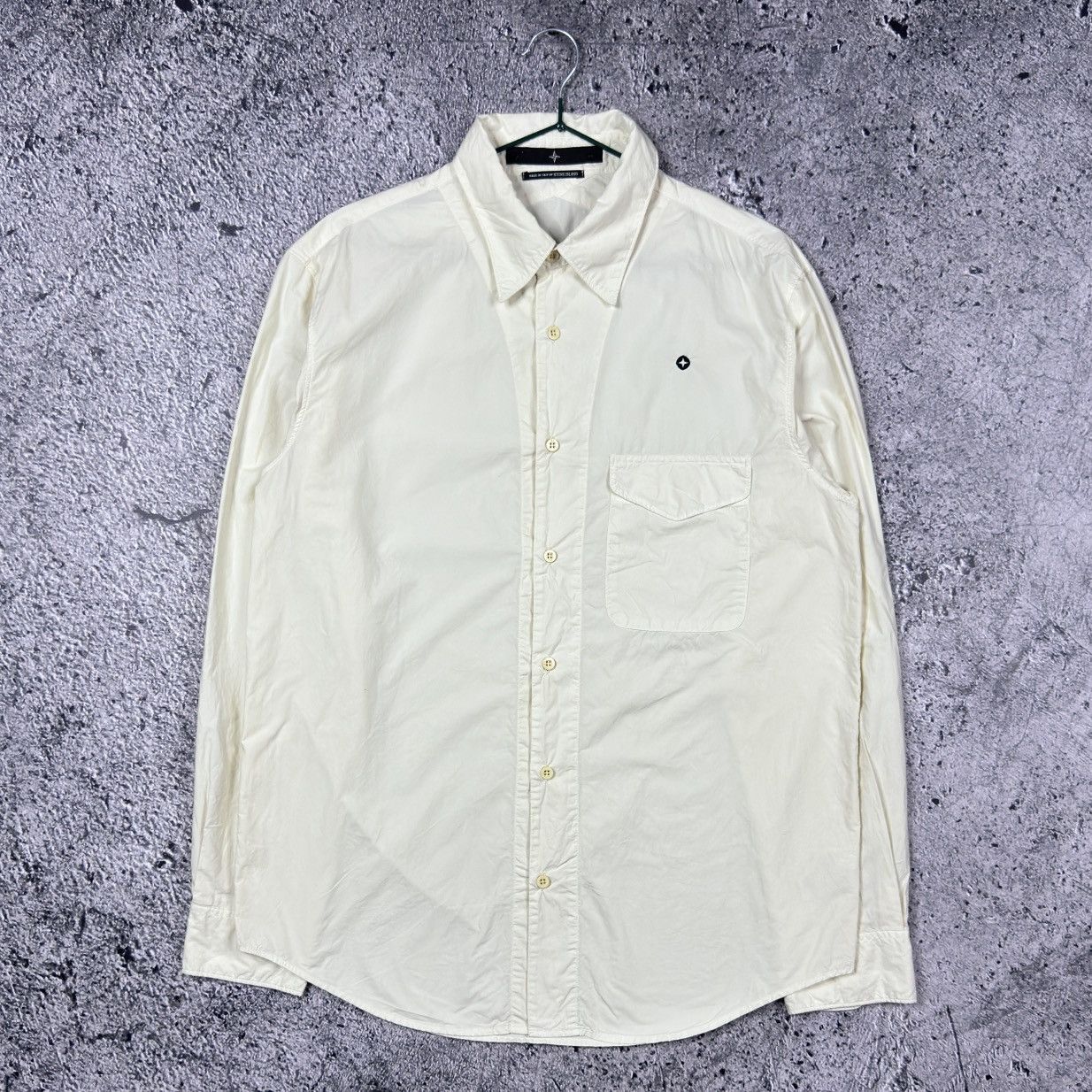 STONE ISLAND store Striped Design Longsleeve Button Up Shirt #125