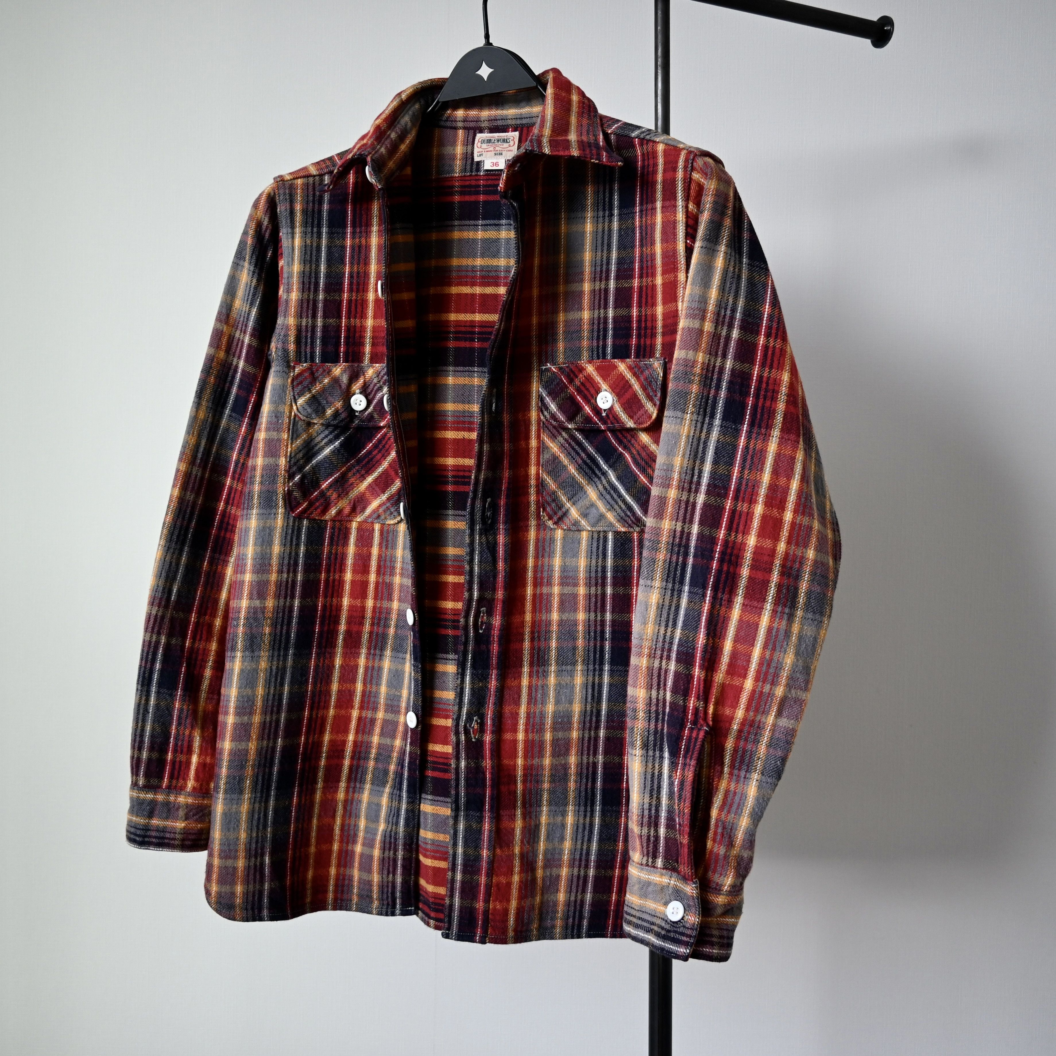 Warehouse & Co. DUBBLE WORKS by Warehouse heavyweight flannel shirt, 36 Size US XS / EU 42 / 0 - 2 Thumbnail
