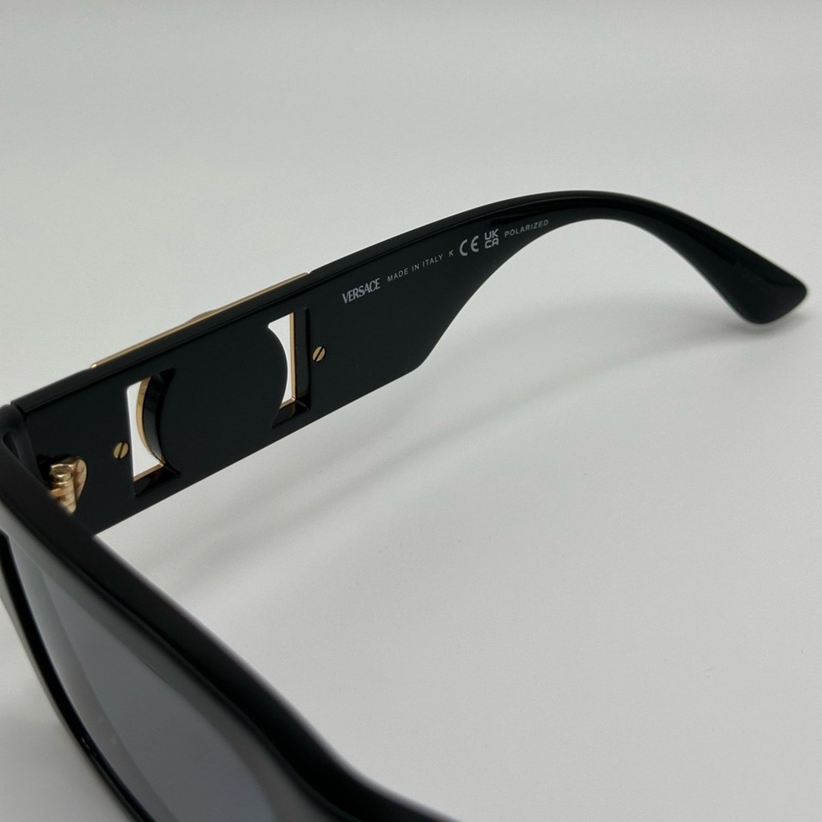 Versace NEW VERSACE VE4416U GB1/81 Black/Polarized Dark Grey Unisex Size ONE SIZE - 4 Thumbnail