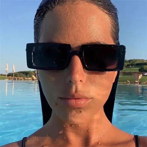Electric Visual Hip-hop Street ins style custom avant-garde sunglasses Size ONE SIZE - 4 Thumbnail