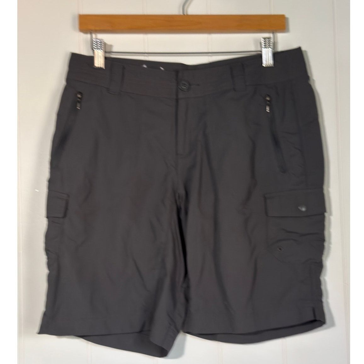 Columbia Columbia Sporty Hiking Cargo Gray Gorpcore Shorts Size 8 Size 30" / US 8 / IT 44 - 1 Thumbnail