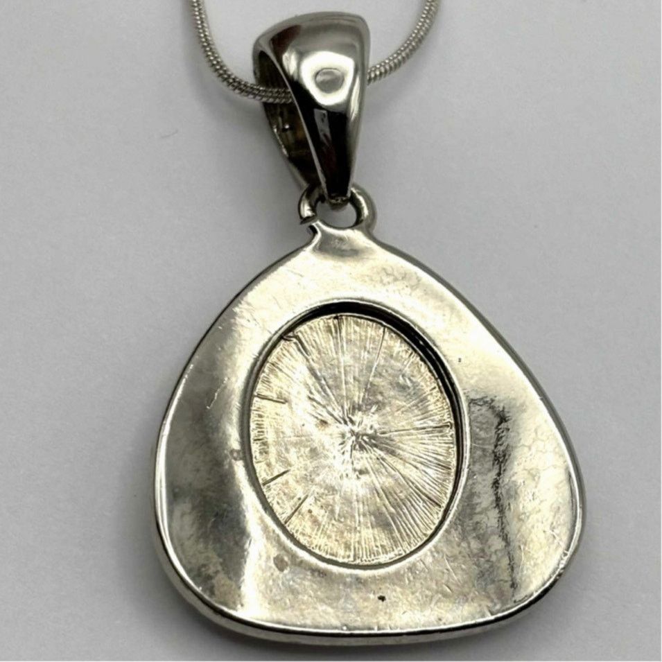 Other Silver & Black Stone Necklace Size ONE SIZE - 4 Thumbnail