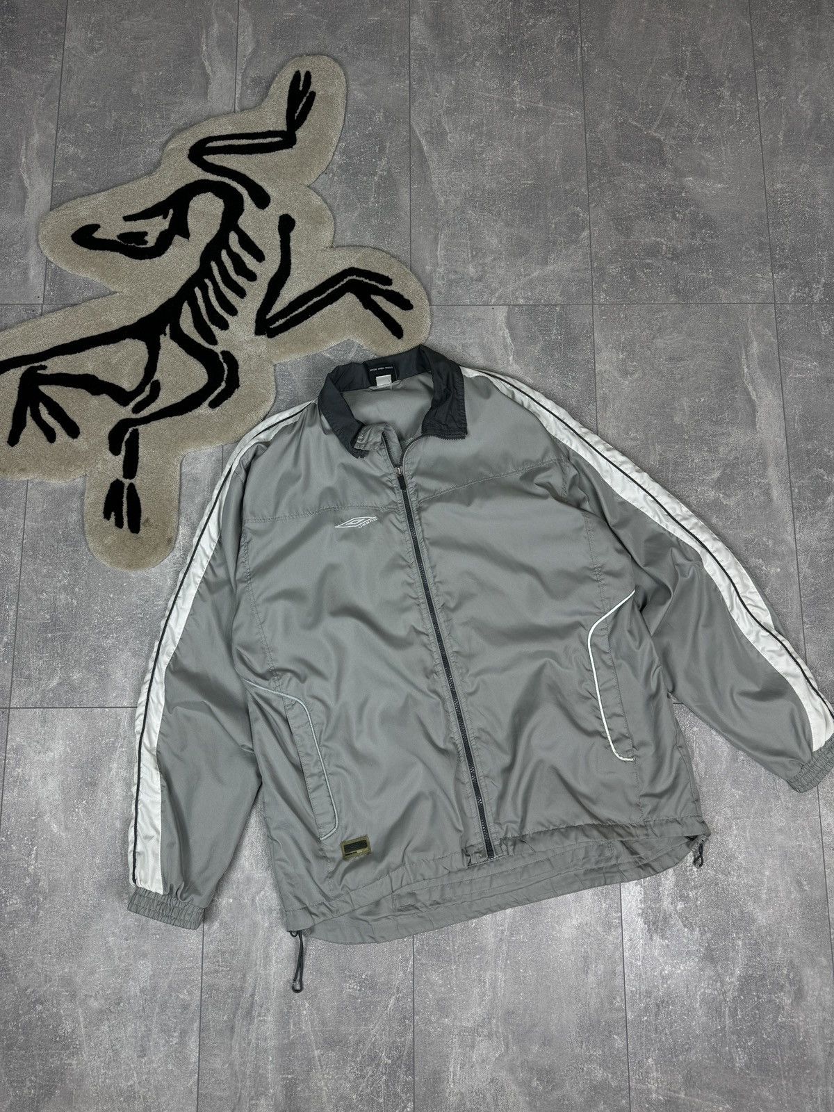 Umbro × Vintage Mens Vintage Umbro Track Jacket Olympic Y2K drill rare 90s Size US L / EU 52-54 / 3 - 1 Thumbnail