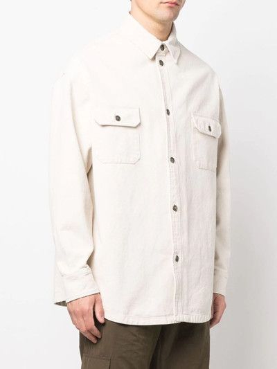 424 o1mle0424 Denim Shirt in White Size US M / EU 48-50 / 2 - 2 Thumbnail