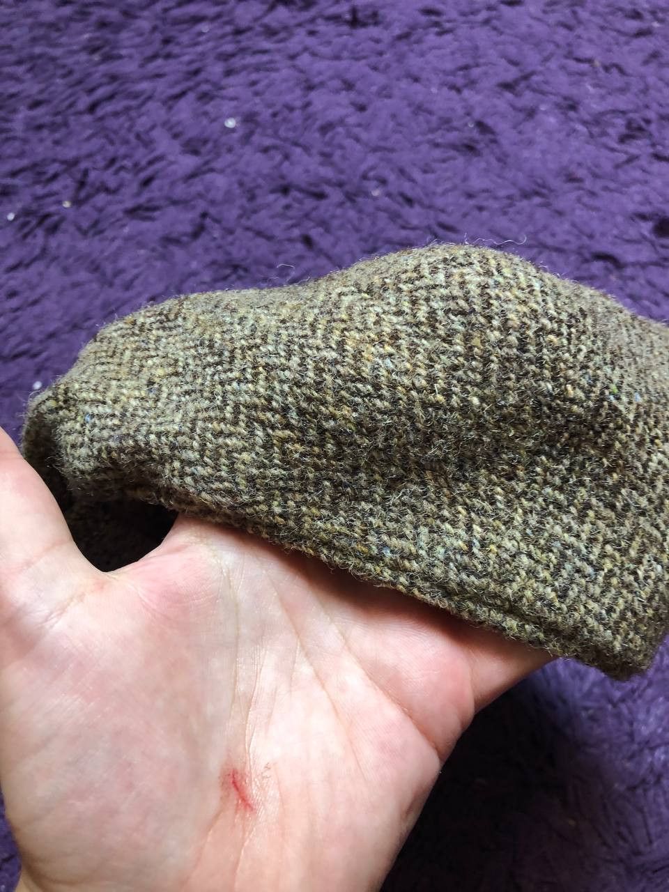 Harris Tweed Cap Y2K Harris Tweed Hats 100% wool Vintage streetwear Size ONE SIZE - 13 Thumbnail