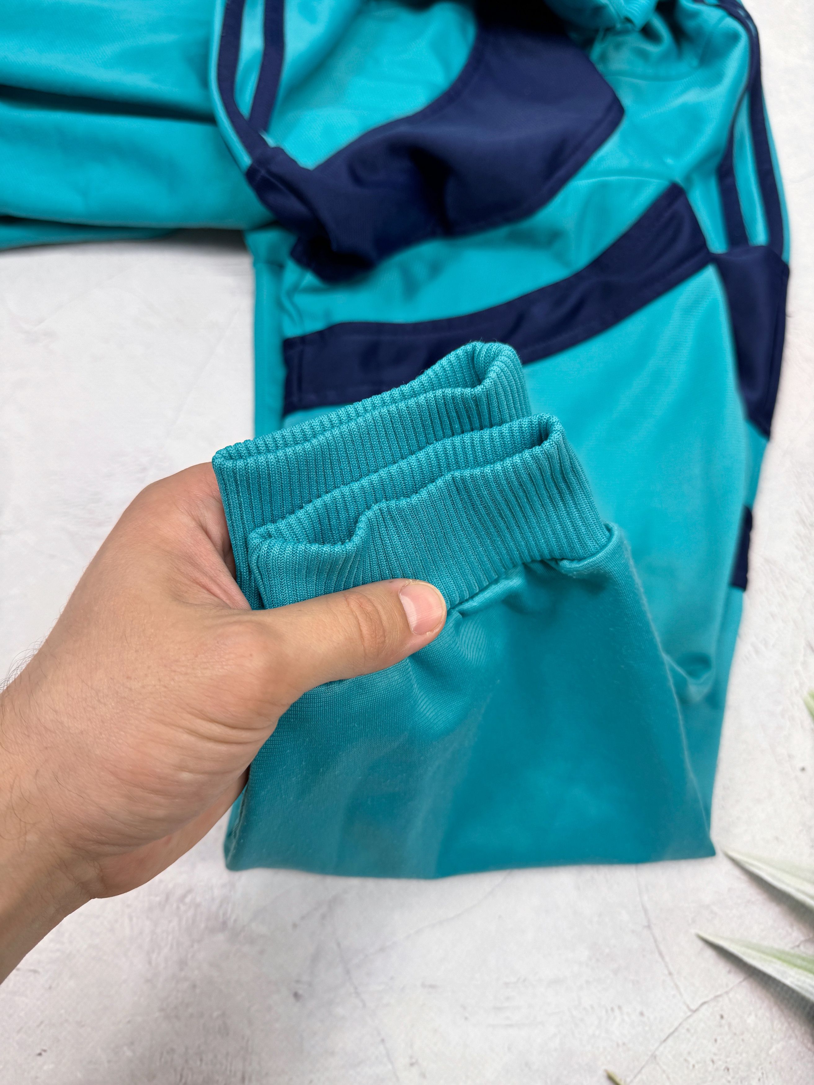 Adidas × Vintage Vintage Adidas Track Jacket SINGAPORE Aquamarine Blue Size US M / EU 48-50 / 2 - 19 Thumbnail