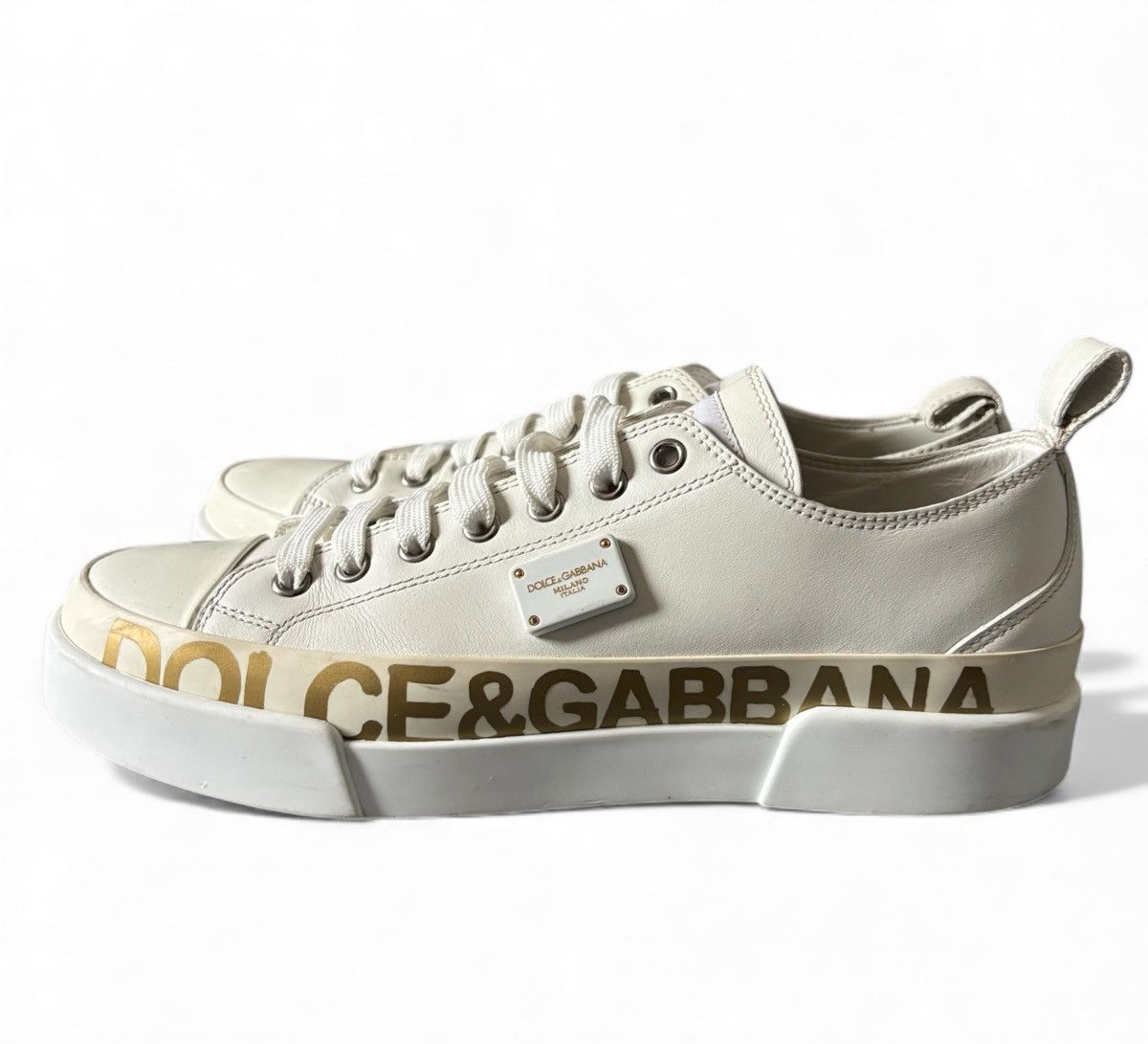 Dolce & Gabbana Dolce Gabbana leather sneakers Size US 7.5 / EU 40-41 - 3 Thumbnail