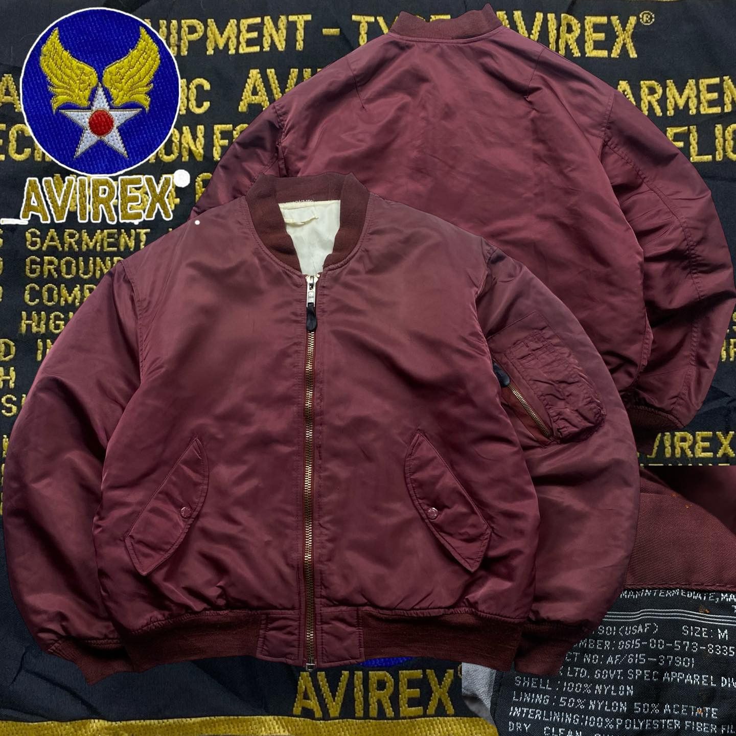 AVIREX MA-1 Military Flight Jacket