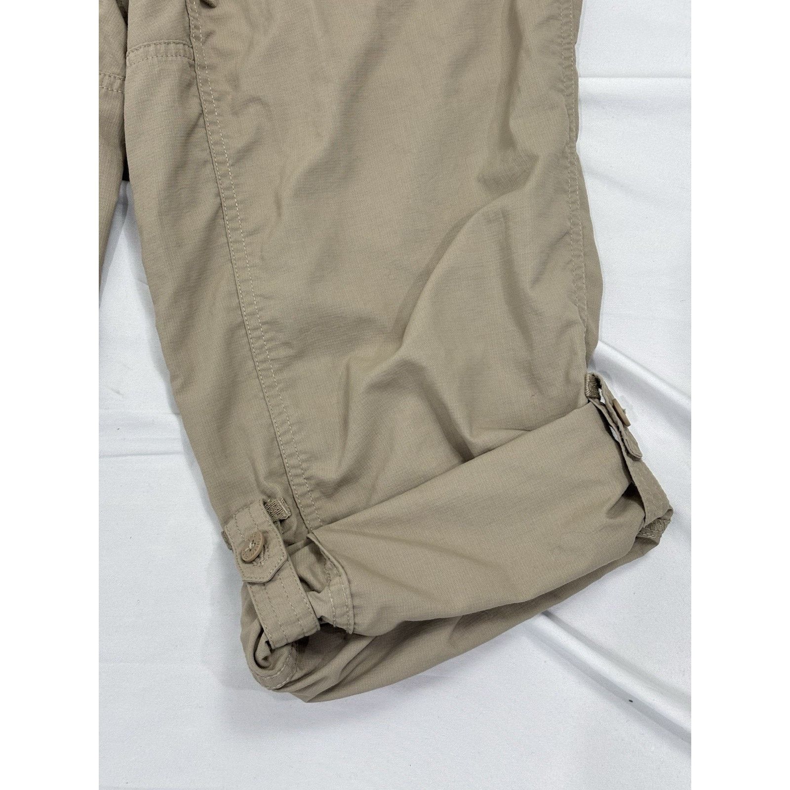 The North Face The North Face Women Tan Khaki Hiking Nylon Pants Cuff Sz 8 Size 30" / US 8 / IT 44 - 13 Thumbnail