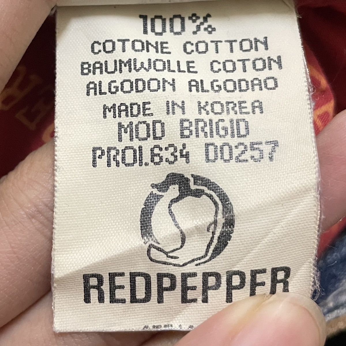 Japanese Brand Rare Vintage Japanese Brand Red Pepper Flared Jeans 1990s Size US 27 - 12 Thumbnail