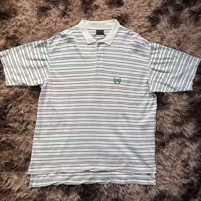Balenciaga 25SS Striped Polo Short Sleeve