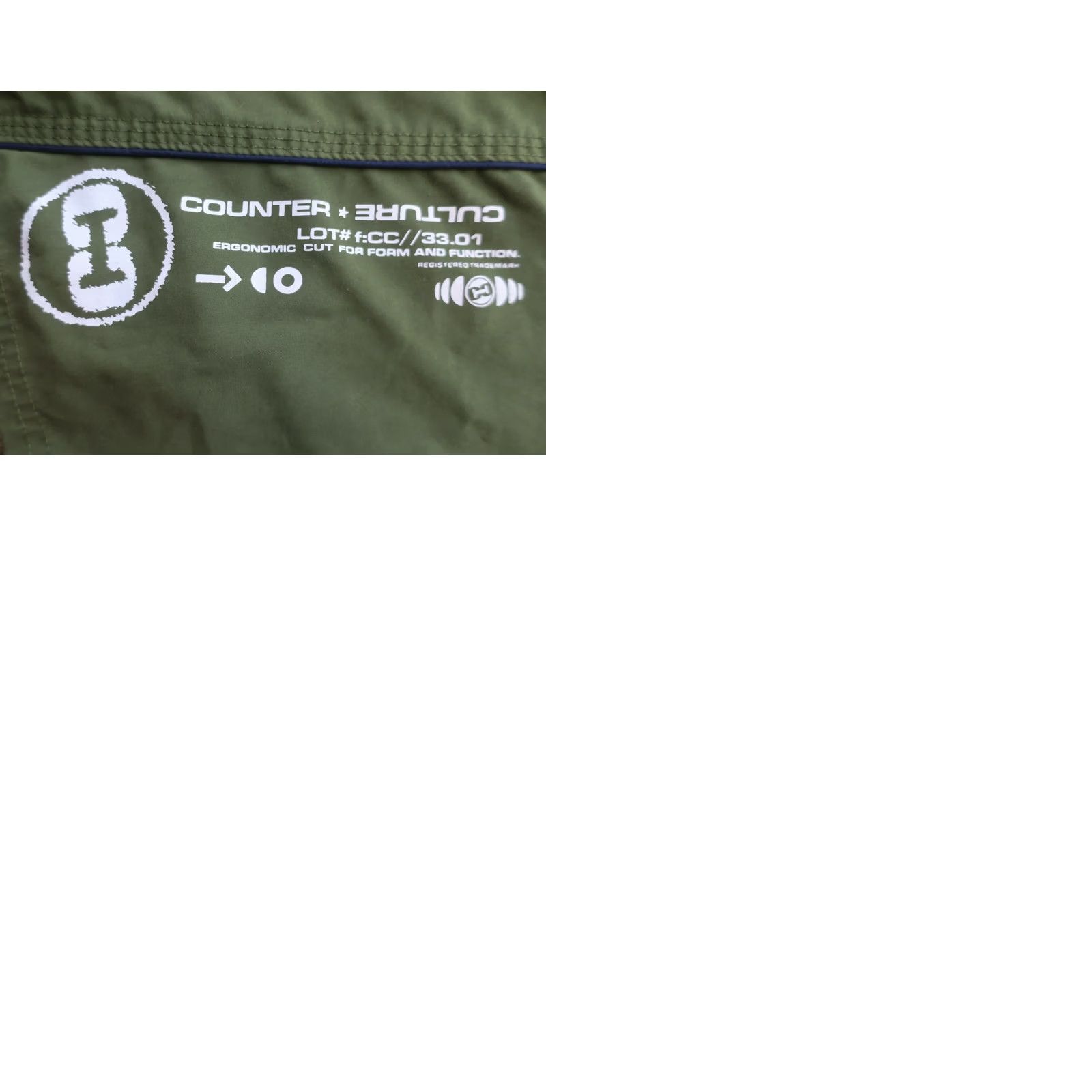 Vintage COUNTER CULTURE VTG 90s Boardshorts Swim Olive Green Cargo Trunks 32 Men Swim Bottoms Size US 32 / EU 48 - 9 Thumbnail