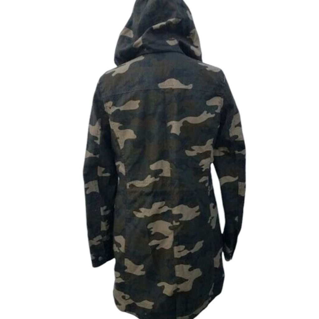 Levi's Levi's Camo Hooded Jacket Women's. Size XS. Brown/Green. NWT Size XS / US 0-2 / IT 36-38 - 7 Thumbnail
