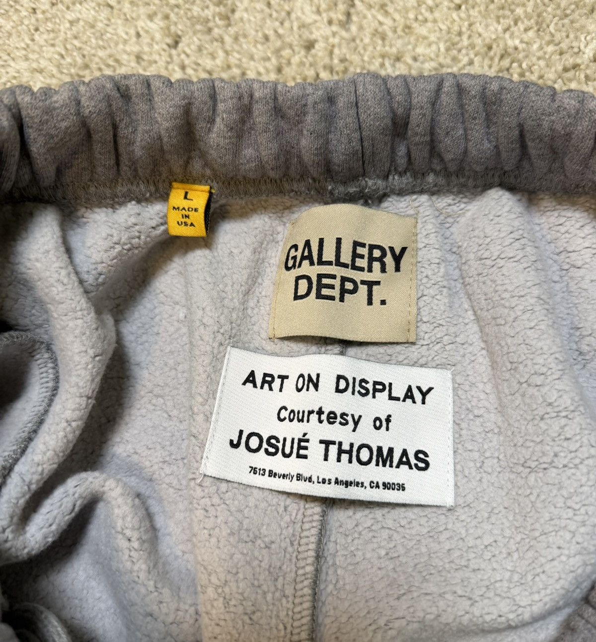 Gallery Dept. Gallery Dept. Painted Flare Sweatpants Heather Grey Size US 34 / EU 50 - 4 Thumbnail