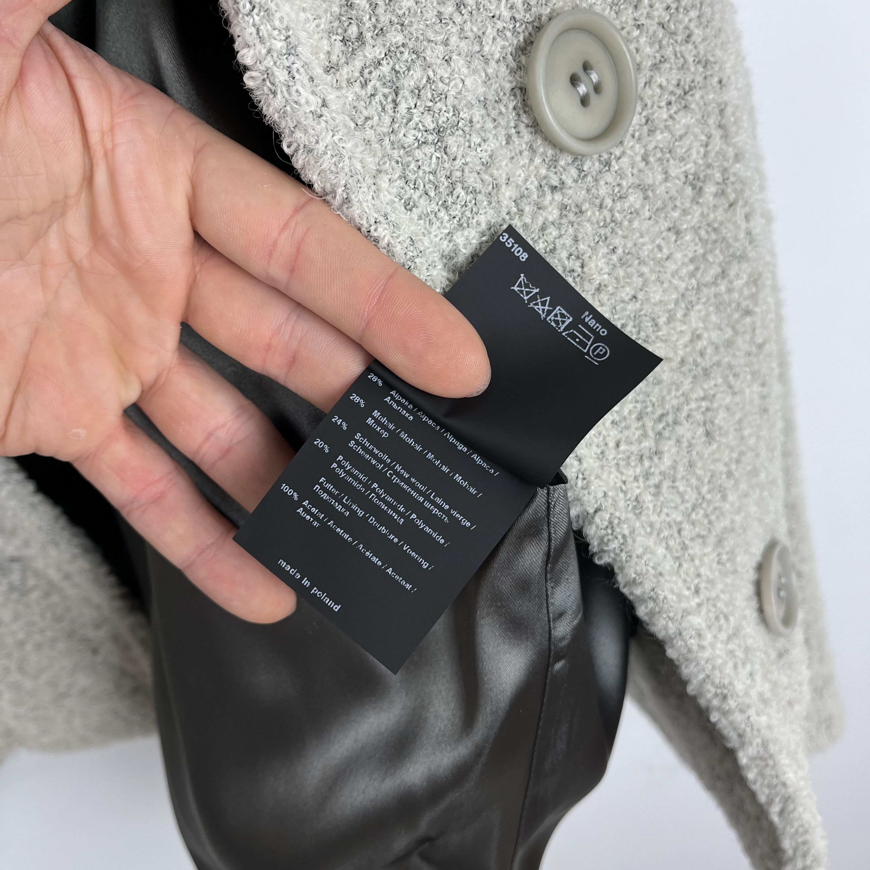 Annette Gortz Ladies Annette Gortz Avant-Garde Single-Breasted Coat Jacket Size L / US 10 / IT 46 - 15 Thumbnail