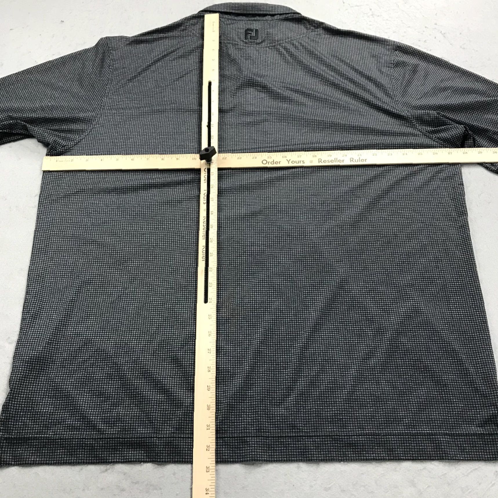 Footjoy FootJoy Polo Shirt Mens L Gray Check Houndstooth Stretch Golf No Course Logo Polo Shirt Mens L Gray Check Houndstooth Stretch Golf Logo Ladies? Size US L / EU 52-54 / 3 - 7 Thumbnail