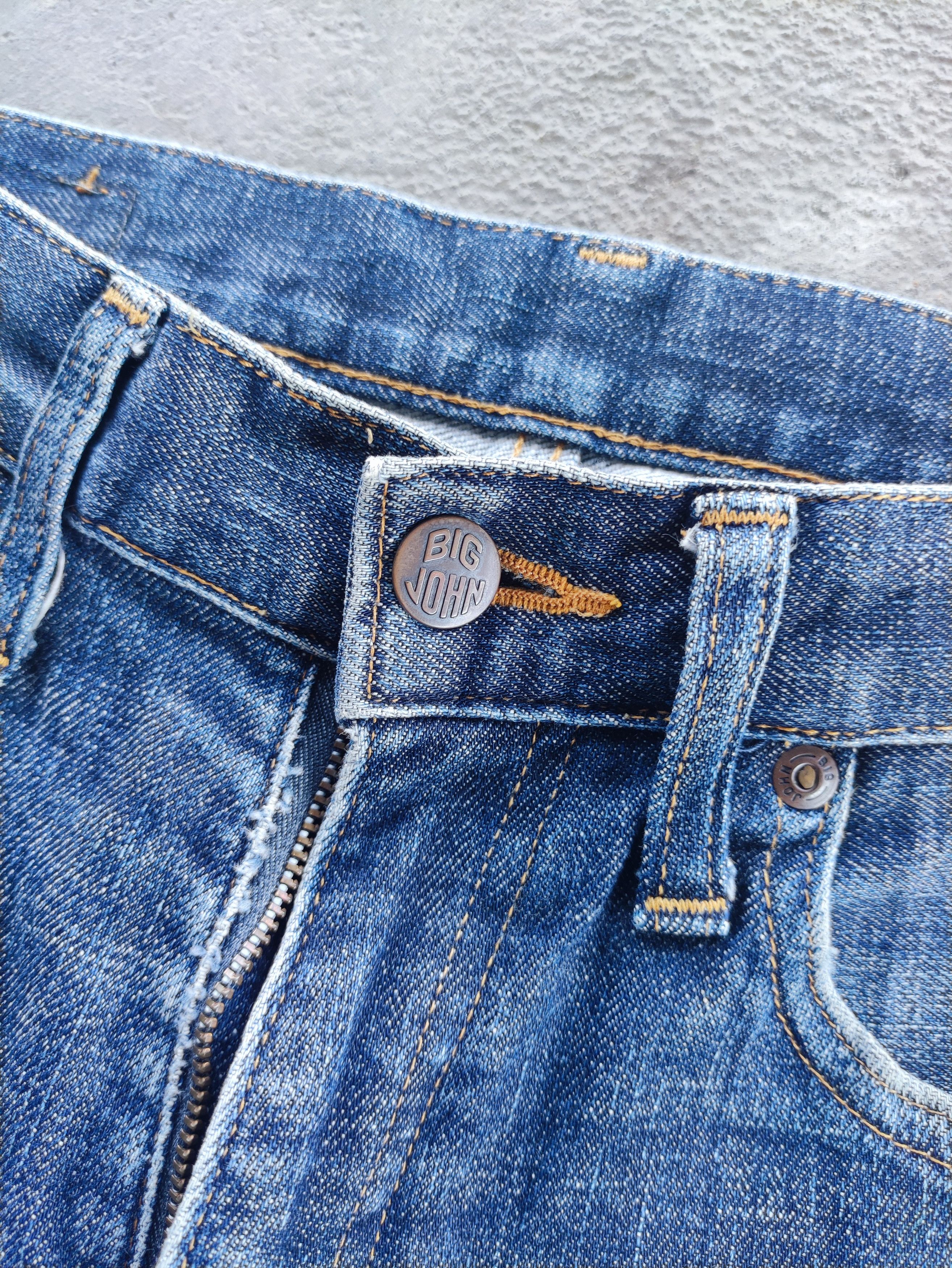 Big John × Vintage Vintage Big John Japan Jeans Distressed Faded Denim Pants Size US 27 - 5 Thumbnail