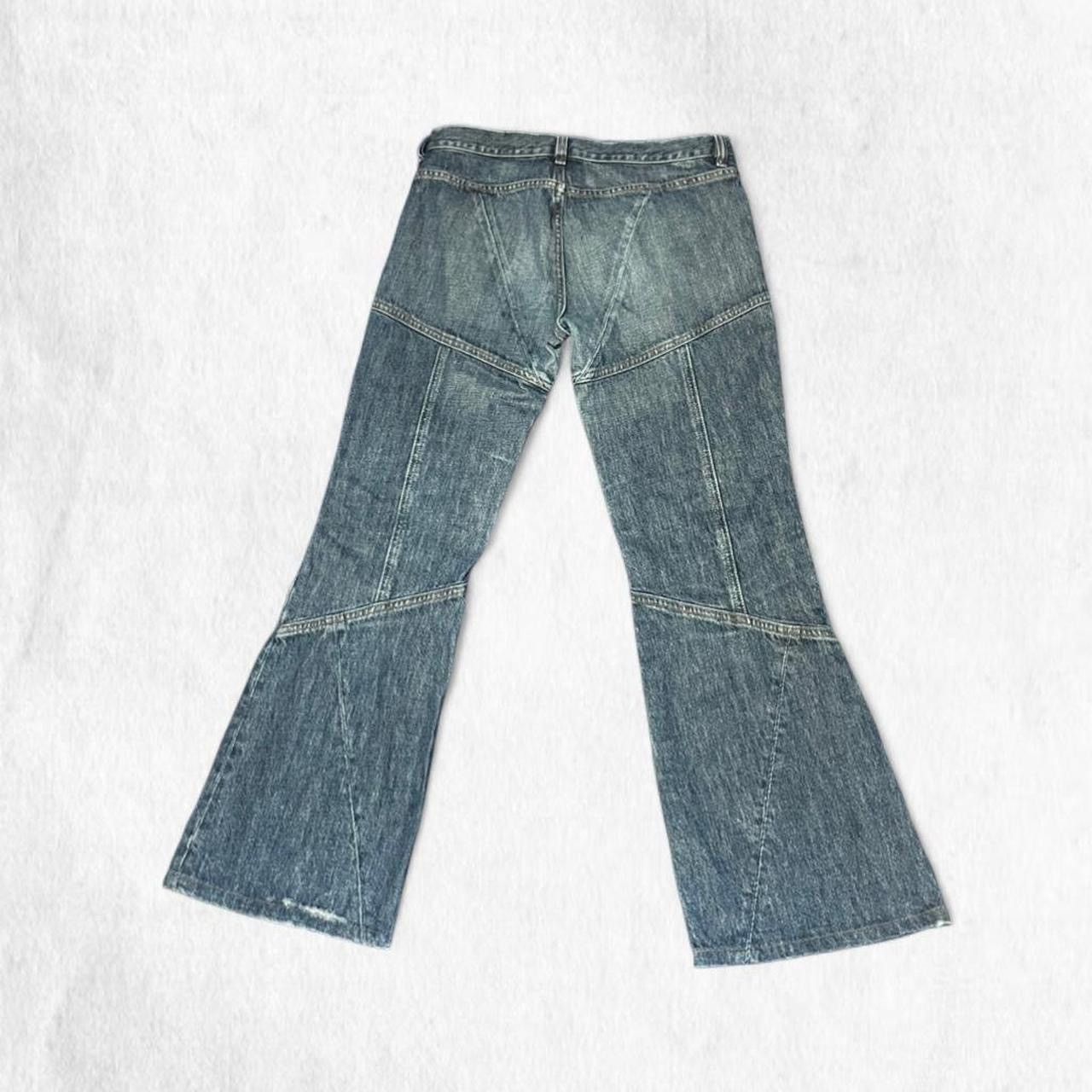 Diesel Diesel DAZE insane RARE crazy cut flare jeans 2008 Size 31" - 7 Thumbnail