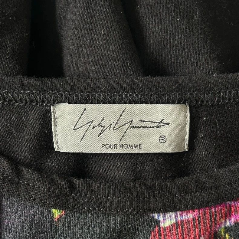 Yohji Yamamoto Yohji Yamamoto Yohji Yamamoto Long Sleeve Floral T-Shirt Size US L / EU 52-54 / 3 - 5 Thumbnail