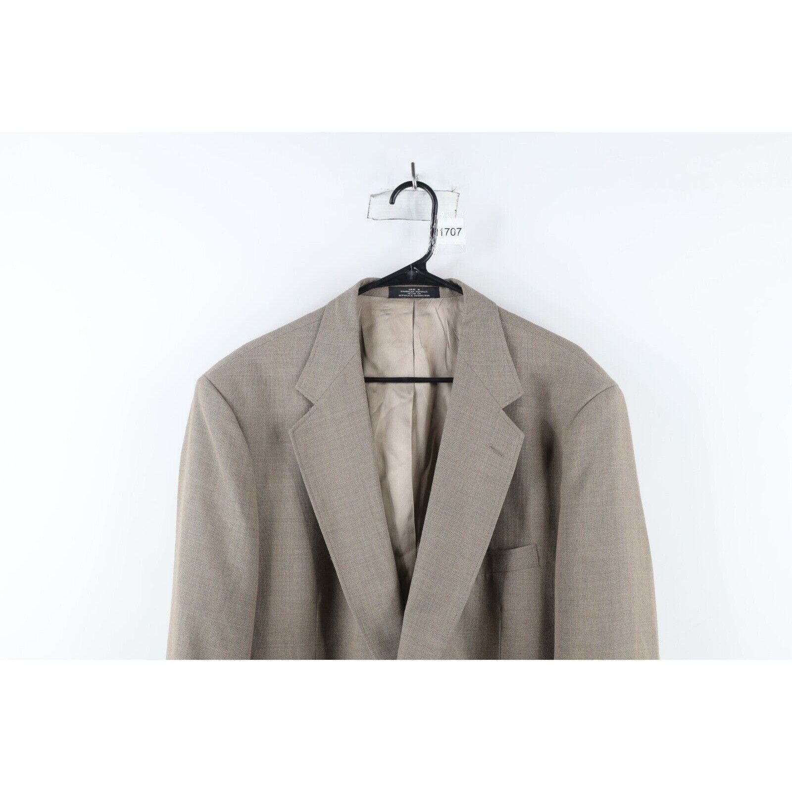 Vintage Vintage 90s Streetwear Worsted Wool 2 Button Suit Jacket Size US L / EU 52-54 / 3 - 2 Thumbnail