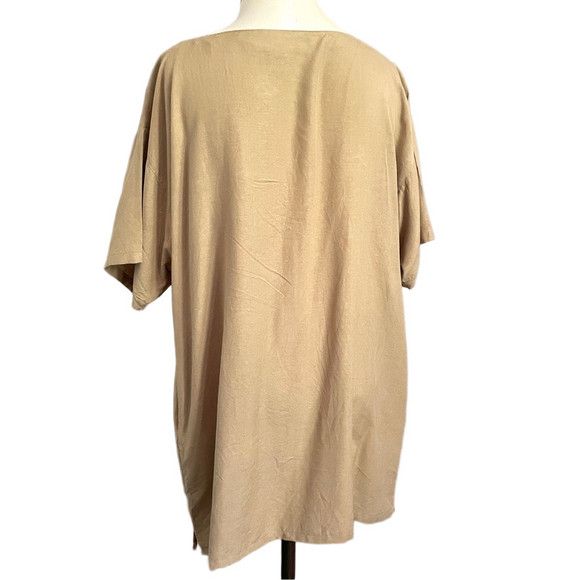 Vintage Vintage Ivory Raw Silk Cut Out Shift Dress - Medium Size M / US 6-8 / IT 42-44 - 9 Thumbnail