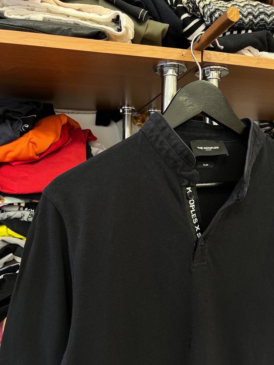 The Kooples The Kooples Luxury Cotton Classic Logo Longsleeve Size US M / EU 48-50 / 2 - 2 Thumbnail