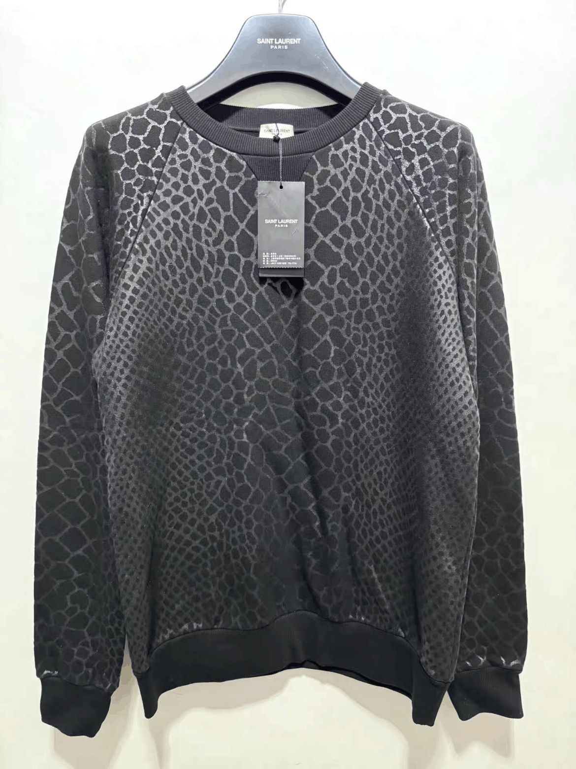 Hedi Slimane × Saint Laurent Paris Saint Laurent collar zip