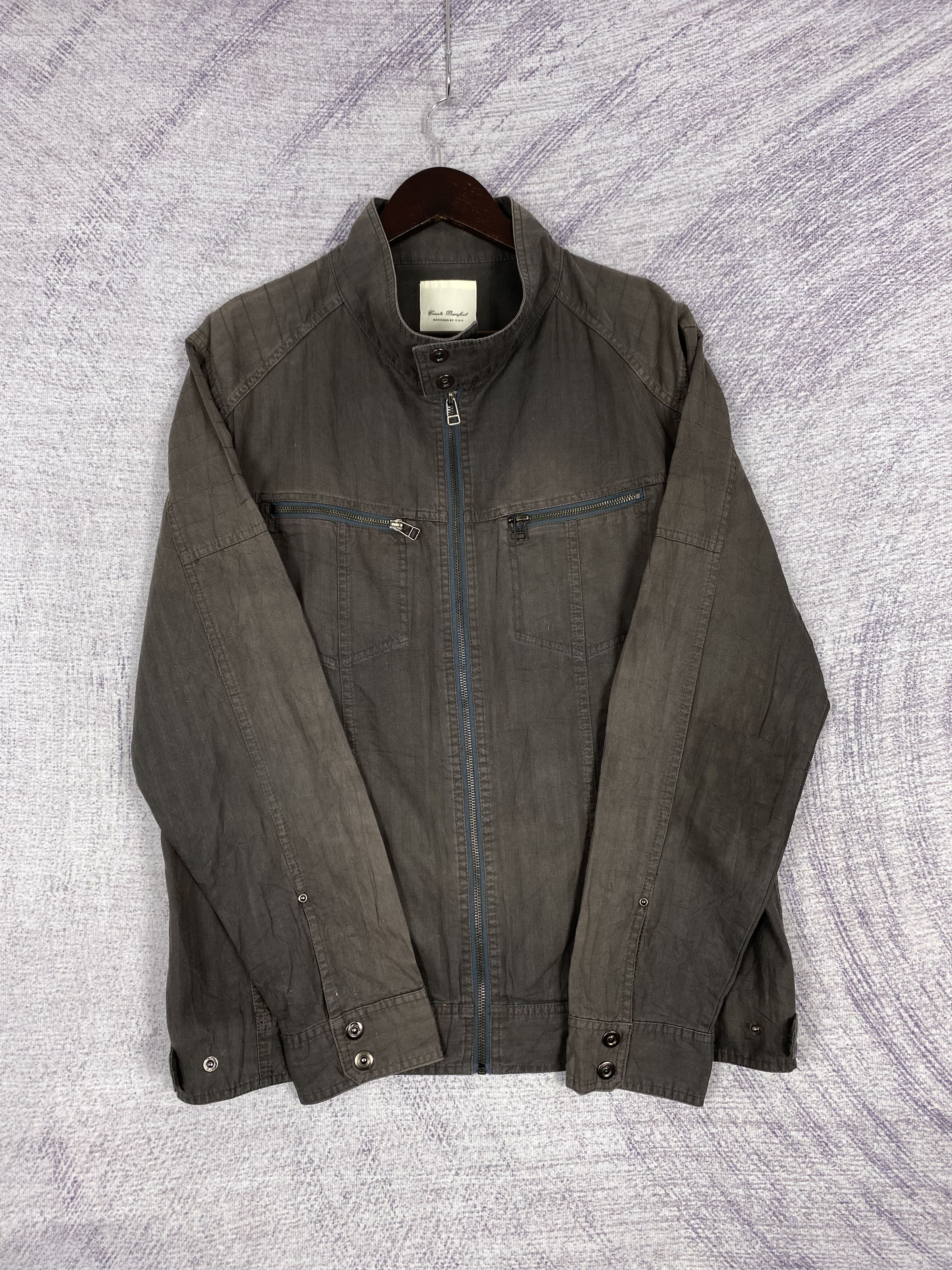 Japanese Brand × Vintage Vintage Create Barefoot Cox Multi Pocket Plain Canvas Jacket Size US L / EU 52-54 / 3 - 4 Thumbnail