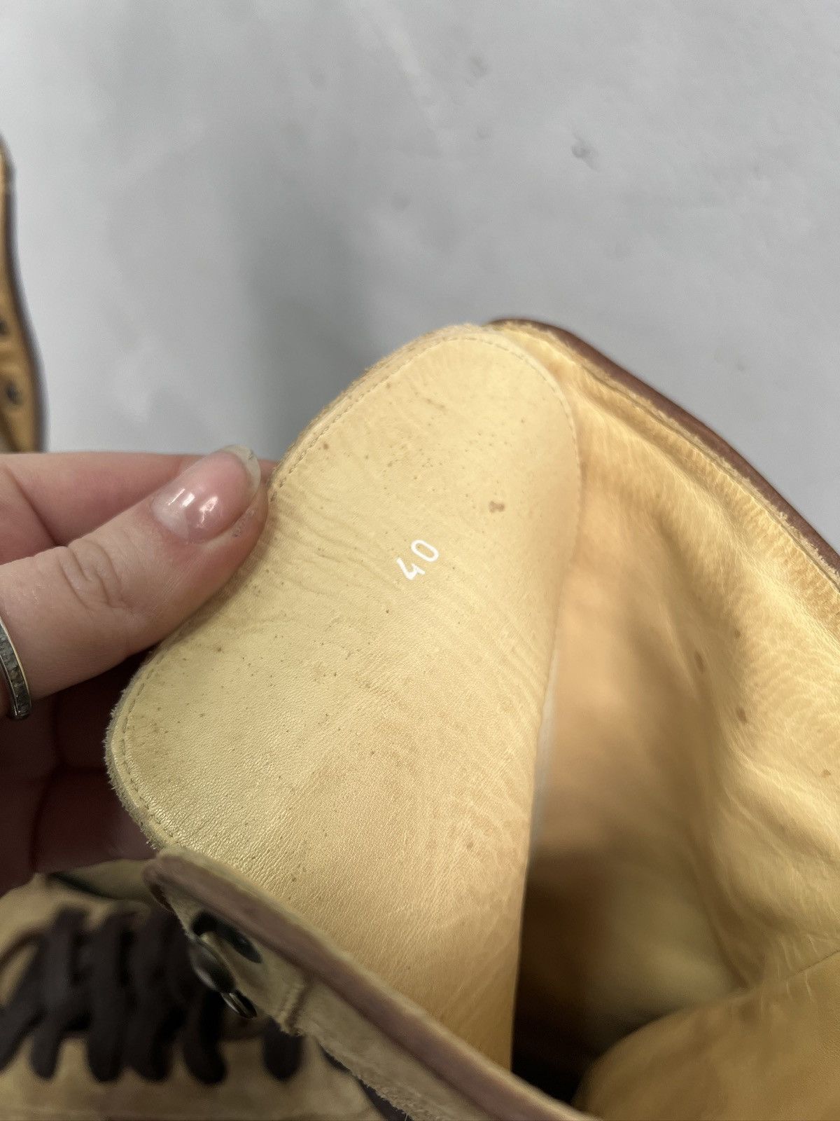 If Six Was Nine Archive 2000s maison margiela style leather boots replica Size US 8 / EU 41 - 9 Thumbnail