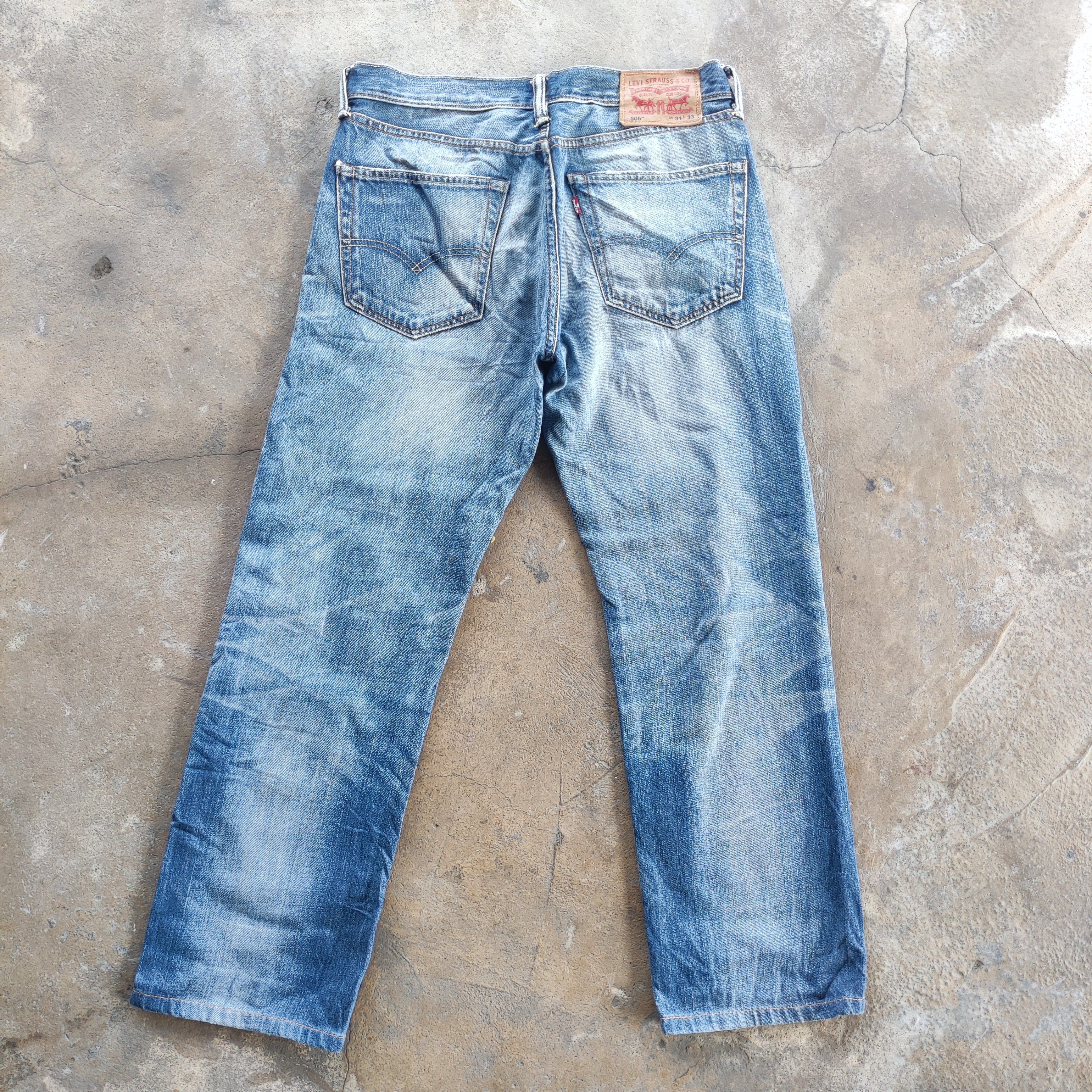 Levi's Vintage Levi's 505 Brand Jeans Ripped Faded Pants Size US 33 - 6 Thumbnail