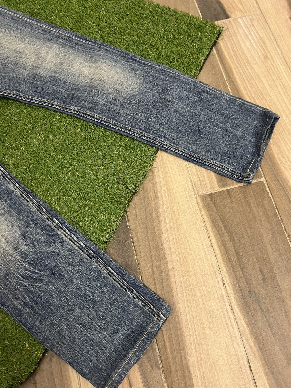 Diesel Diesel Viker Dragon Distressed Denim Light Blue Jeans Pants Size US 34 / EU 50 - 11 Thumbnail